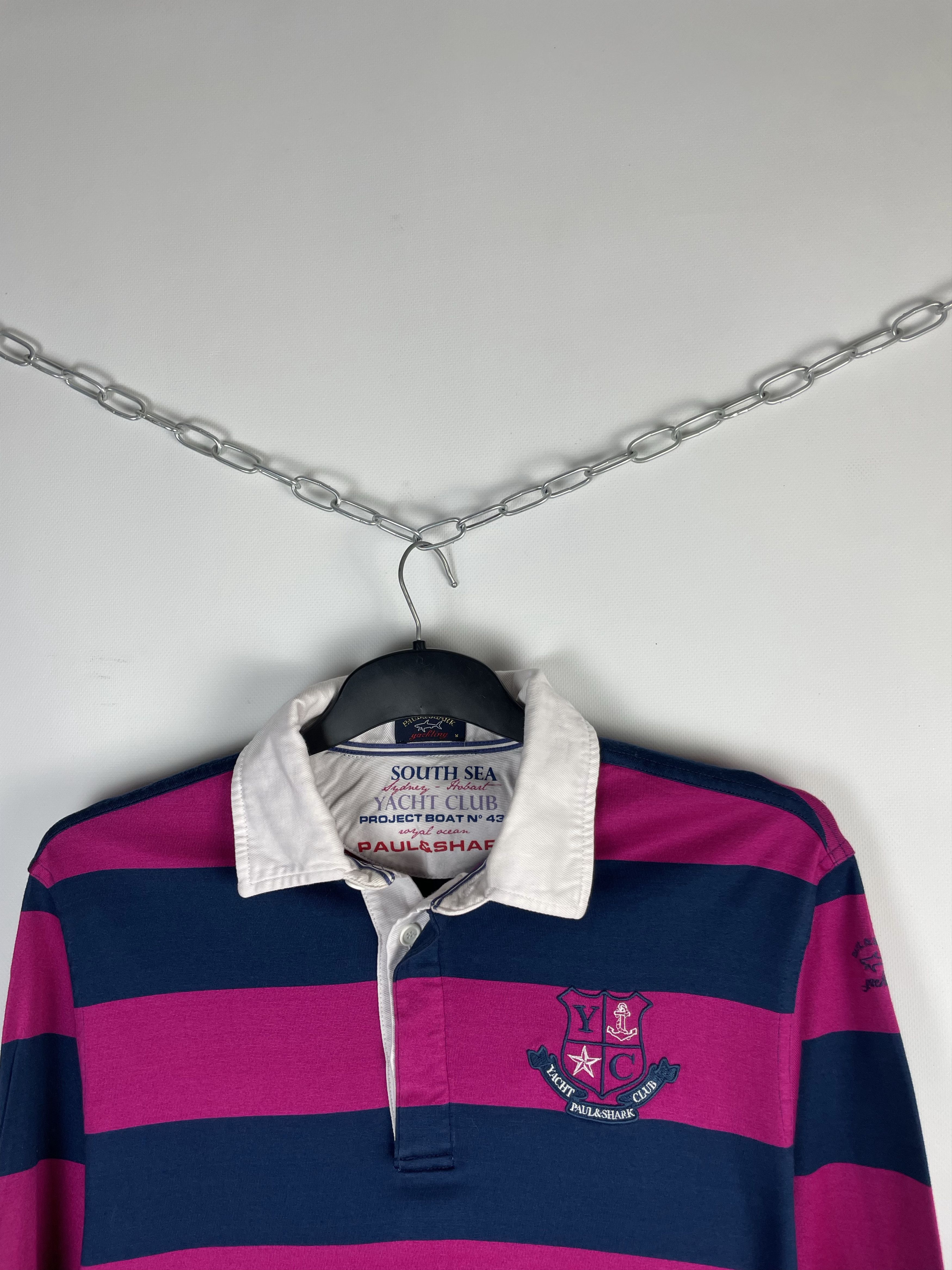 Paul & Shark Vintage Paul & Shark Rugby Long Sleeve Polo Shirt Size US M / EU 48-50 / 2 - 3 Thumbnail