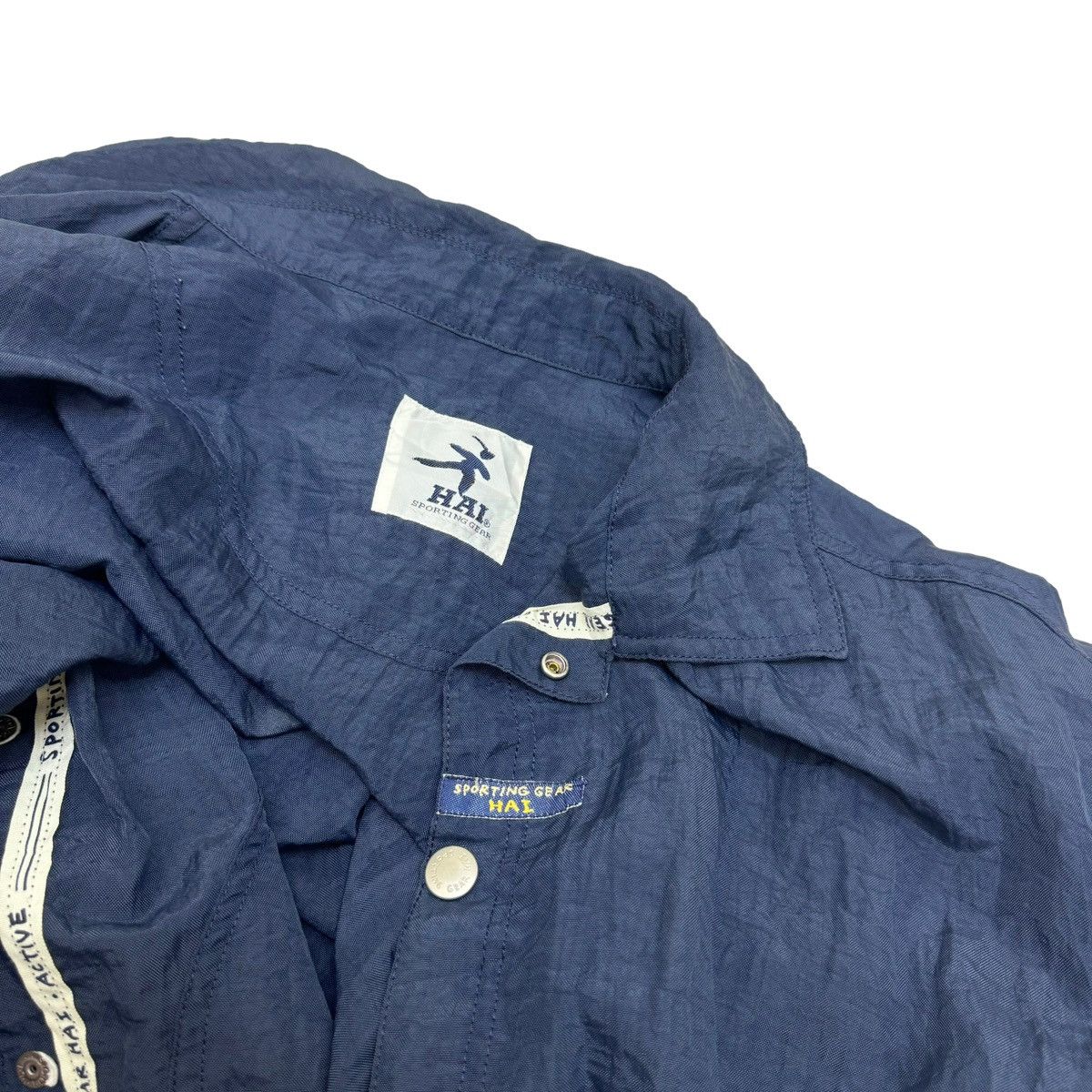 Hai Sporting Gear × Issey Miyake × Japanese Brand ❄️HAI SPORTING GEAR IS SNAP BUTTON LIGHT JACKET Size M / US 6-8 / IT 42-44 - 8 Thumbnail