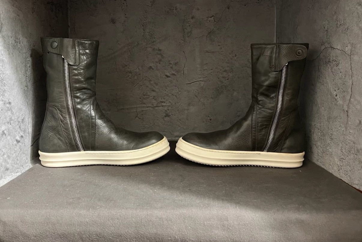 Rick Owens Rick Owens Tea-Colored Cordovan Leather High Shaft Boots Size US 7.5 / EU 40-41 - 4 Thumbnail