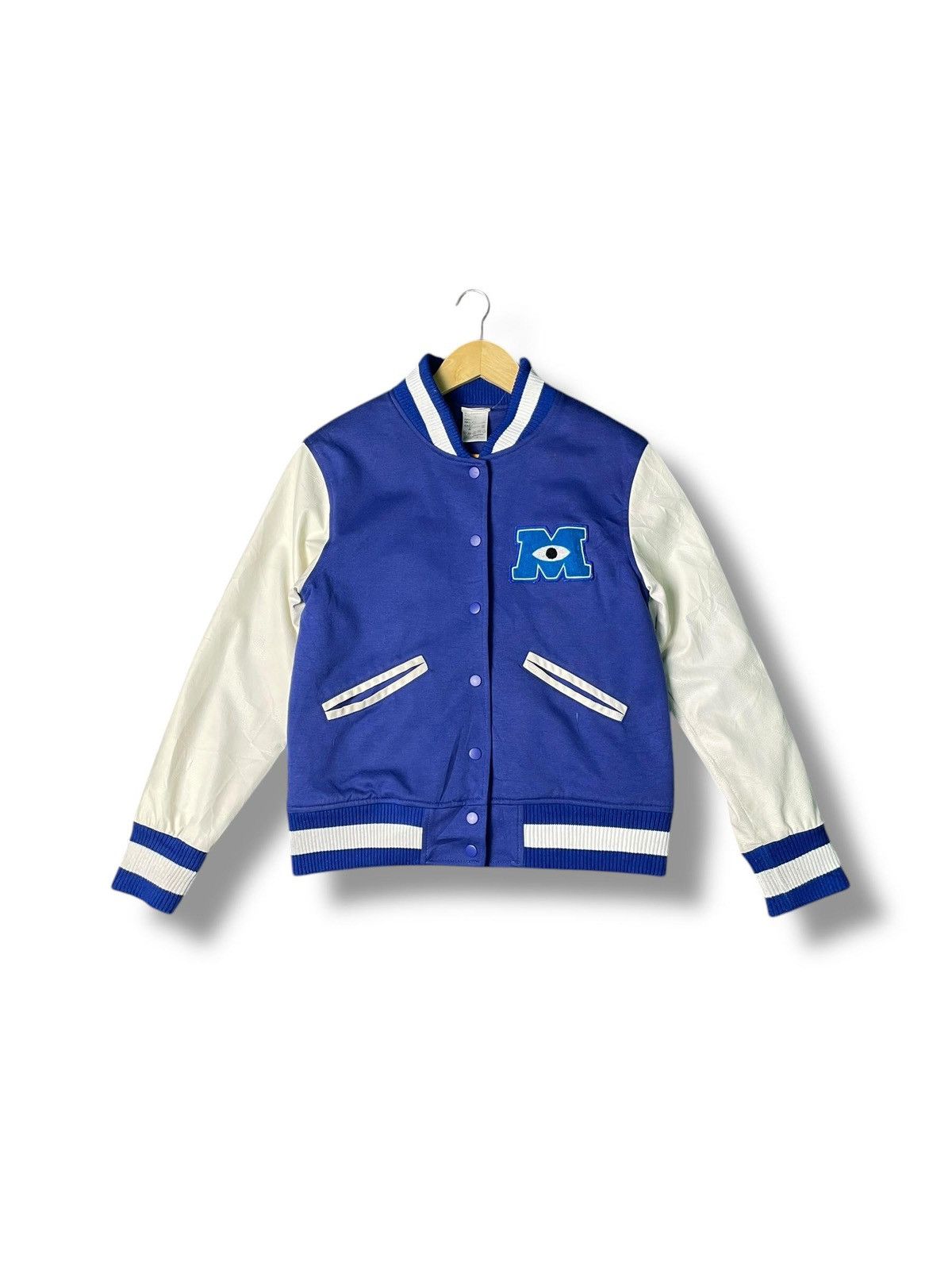 Japanese Brand Vintage Monster University Varsity Jacket (2) Size US XXS / EU 40 - 1 Thumbnail