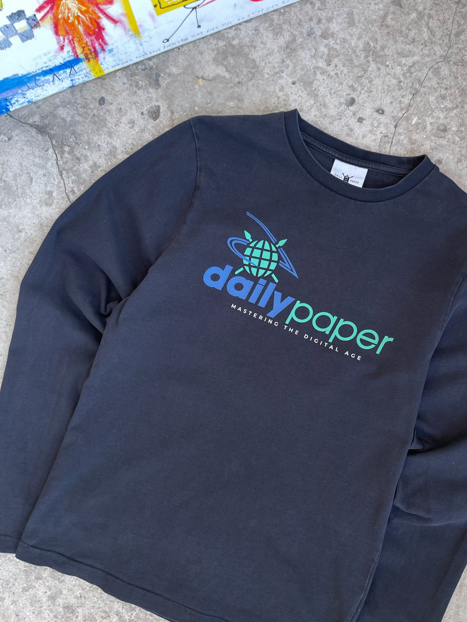 Daily Paper Daily Paper Racing Longsleeve Headlines Lagos T-shirt Y2k Size US S / EU 44-46 / 1 - 3 Thumbnail