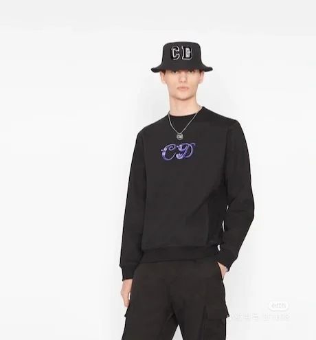 Dior o1flszh0925 Sweatshirt in Black Size US S / EU 44-46 / 1 - 2 Thumbnail