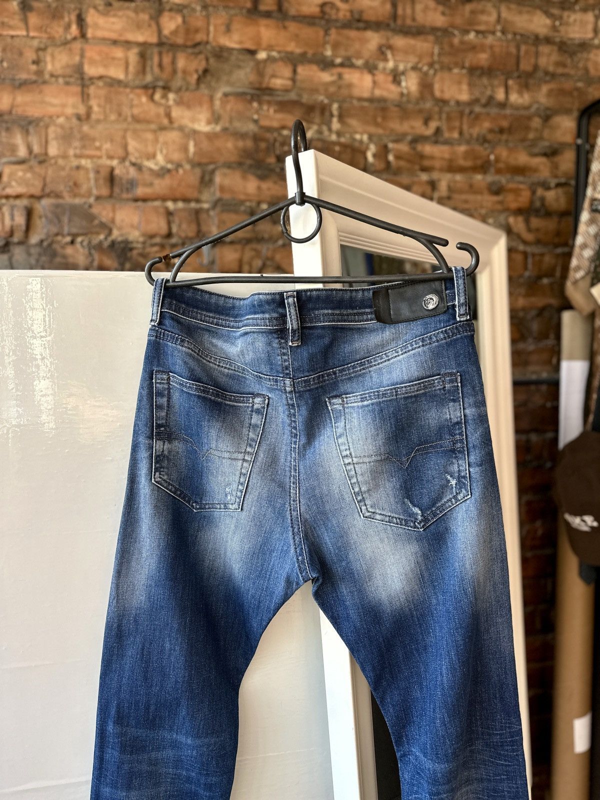 Diesel Men’s Diesel Buster Jeans Blue Size: 30/32 Size US 31 - 4 Thumbnail