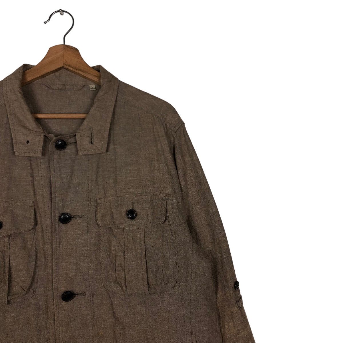 Japanese Brand 🔥Vintage Wool Work Jacket Uniqlo Japan Issey Miyake Size US L / EU 52-54 / 3 - 6 Thumbnail