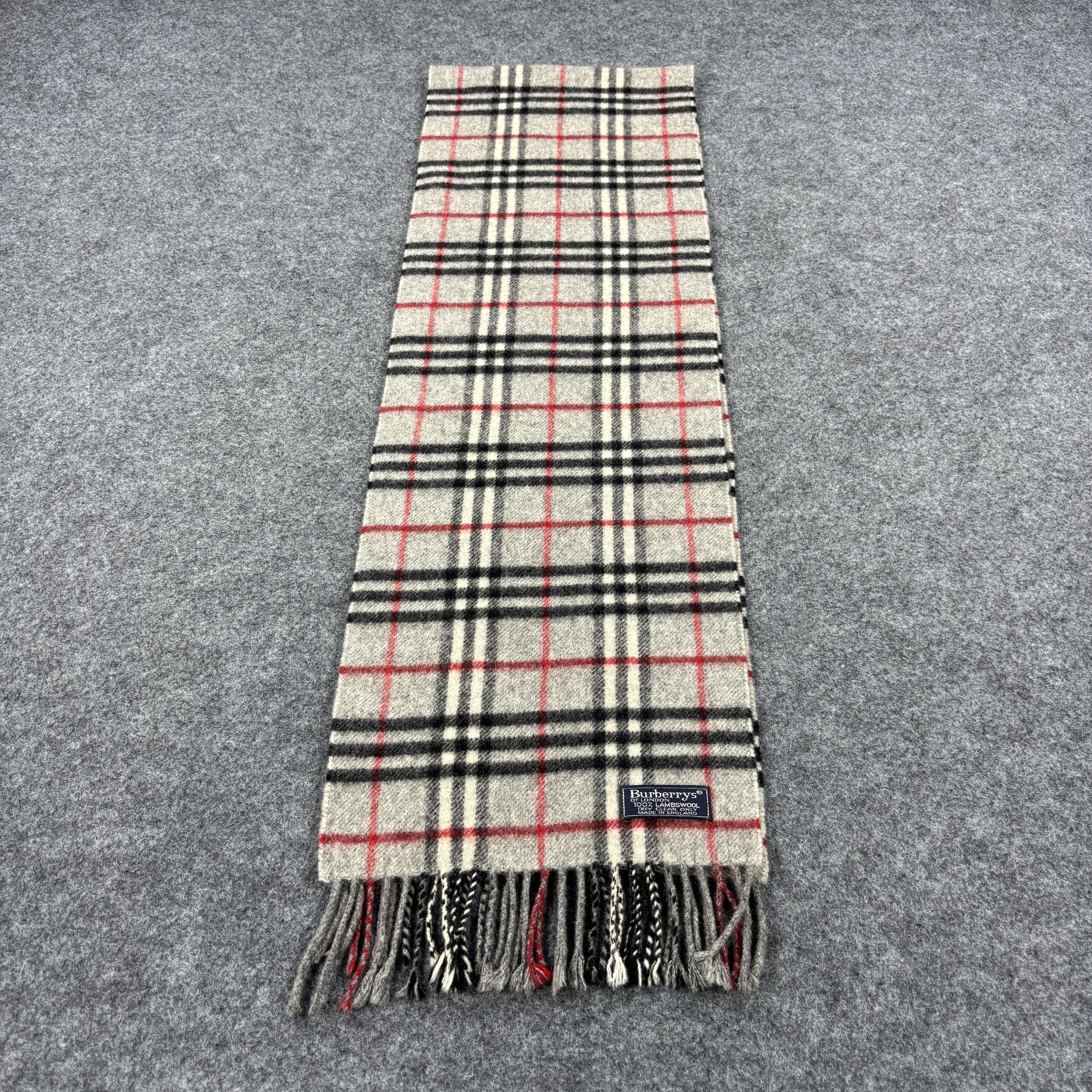 Burberry × Vintage GF10720 Burberry Scarf Neck Wear Muffler Nova Check Size ONE SIZE - 2 Thumbnail