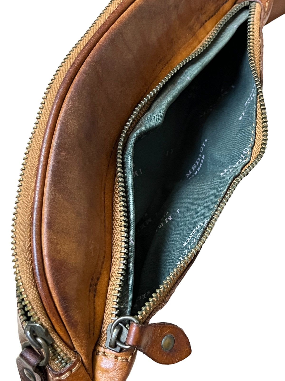 Genuine Leather VINTAGE I MEDICI FANNY PACK/WAIST BAG GENUINE LEATHER Size ONE SIZE - 6 Thumbnail