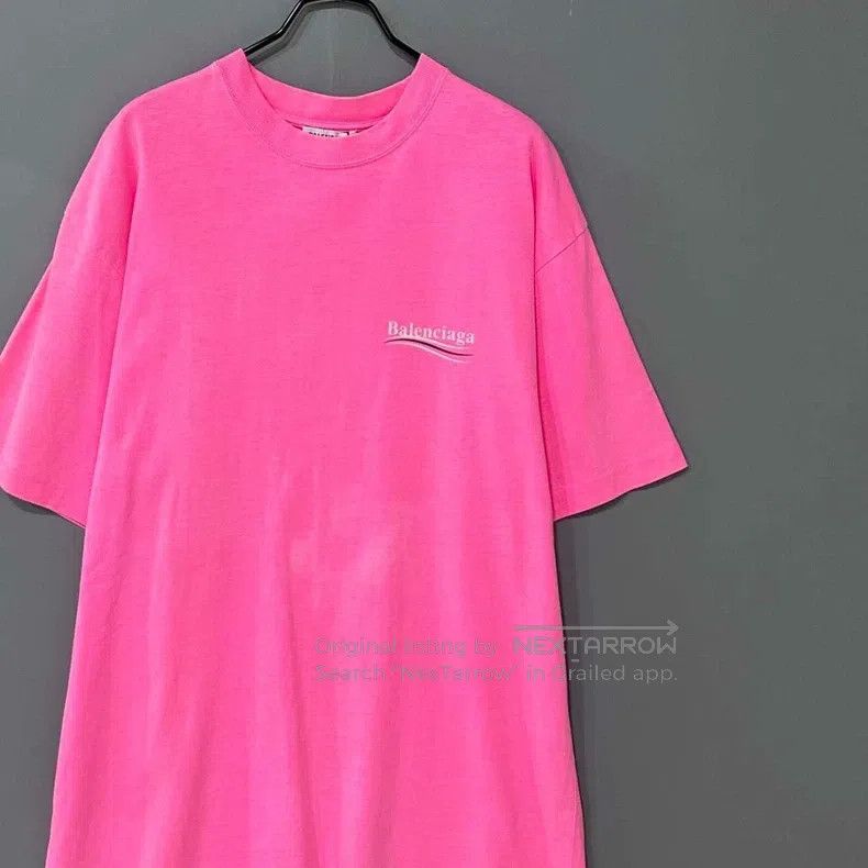 Balenciaga Balenciaga Pink Coca-Cola Logo Short Sleeve Size US XS / EU 42 / 0 - 2 Thumbnail