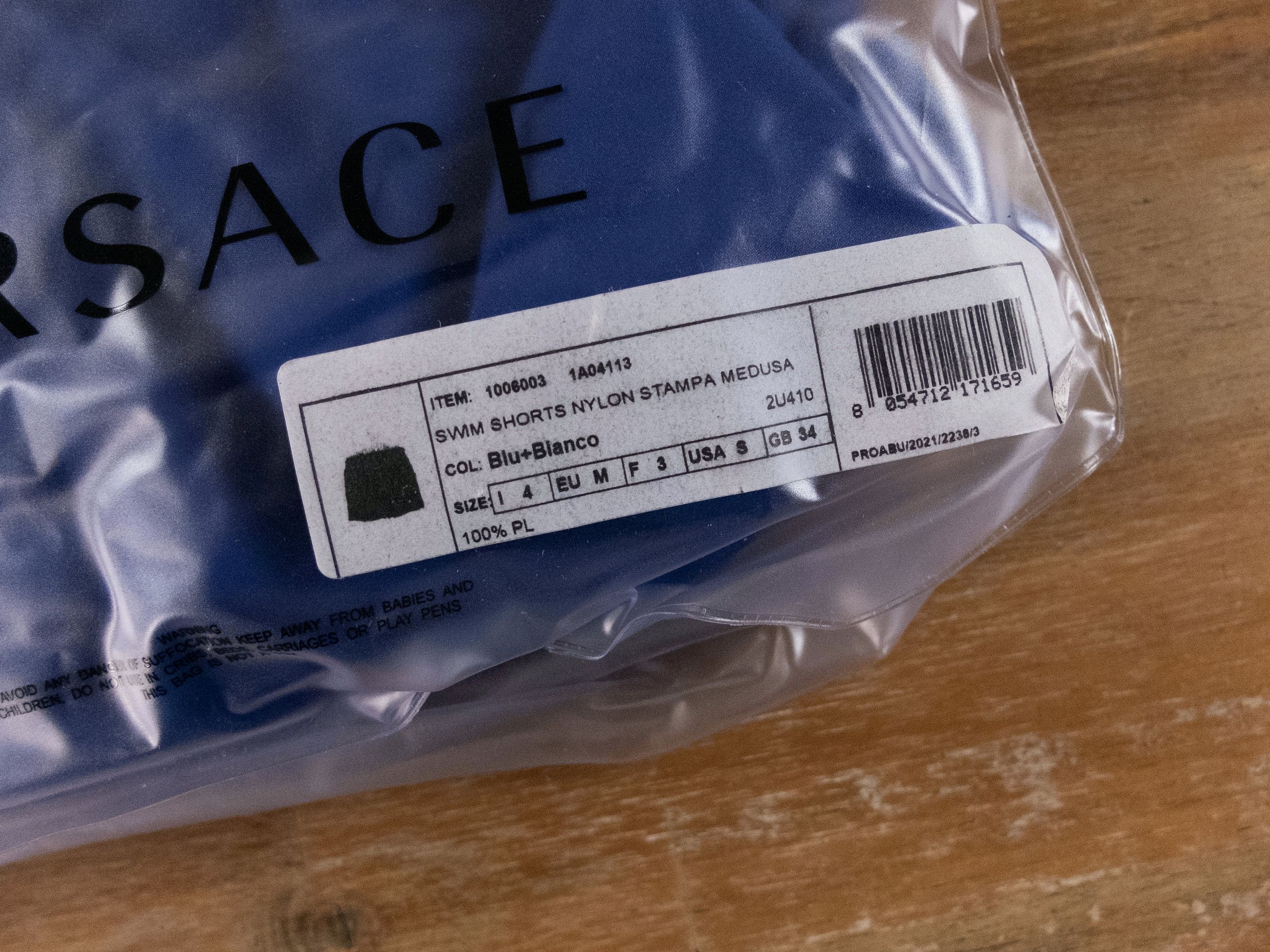 Versace VERSACE royal blue Medusa logo swim shorts 4 Medium trunks Size US 32 / EU 48 - 11 Thumbnail