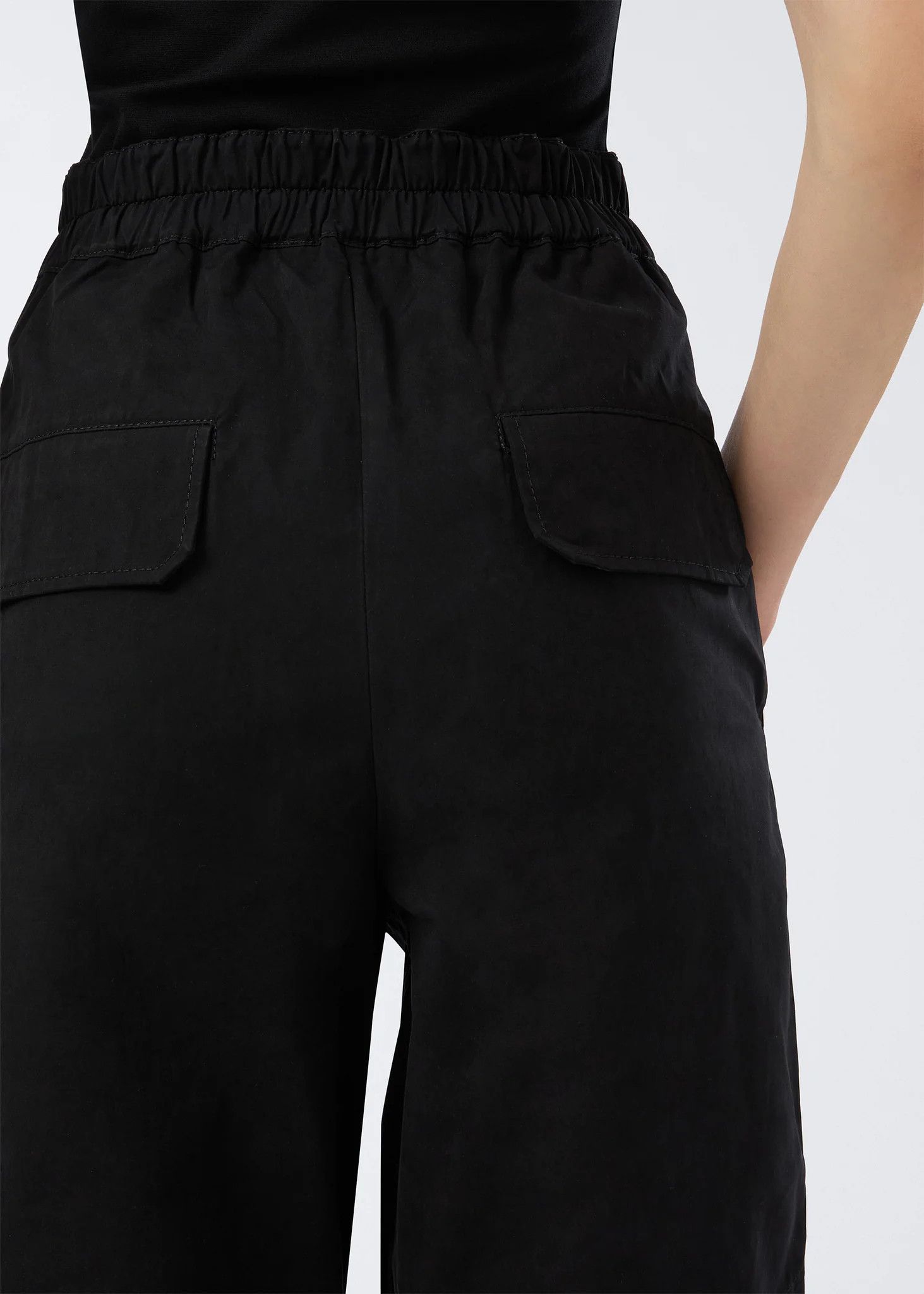 THE ANDAMANE o1s22i1n1024 Aviator Sarah Pants in Black Size 27" / US 4 / IT 40 - 2 Thumbnail