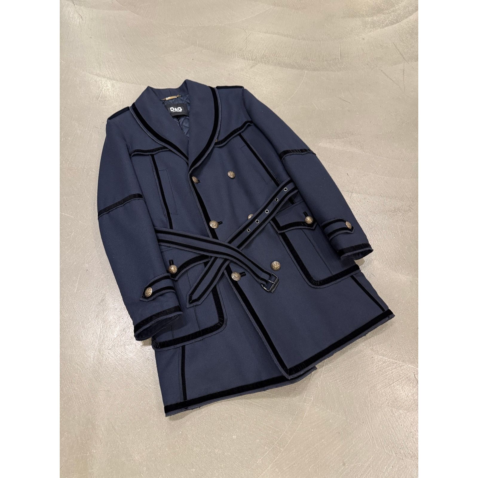 Dolce & Gabbana A/W2009 Dolce & Gabbana napoleon coat with velvet insert Size US M / EU 48-50 / 2 - 4 Thumbnail