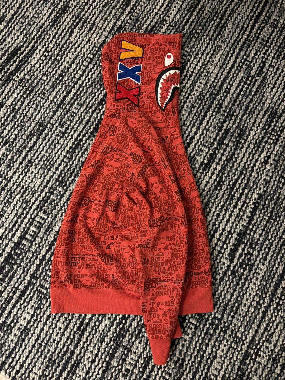 Bape Red XXV Bape hoodie Size US XL / EU 56 / 4 - 1 Thumbnail