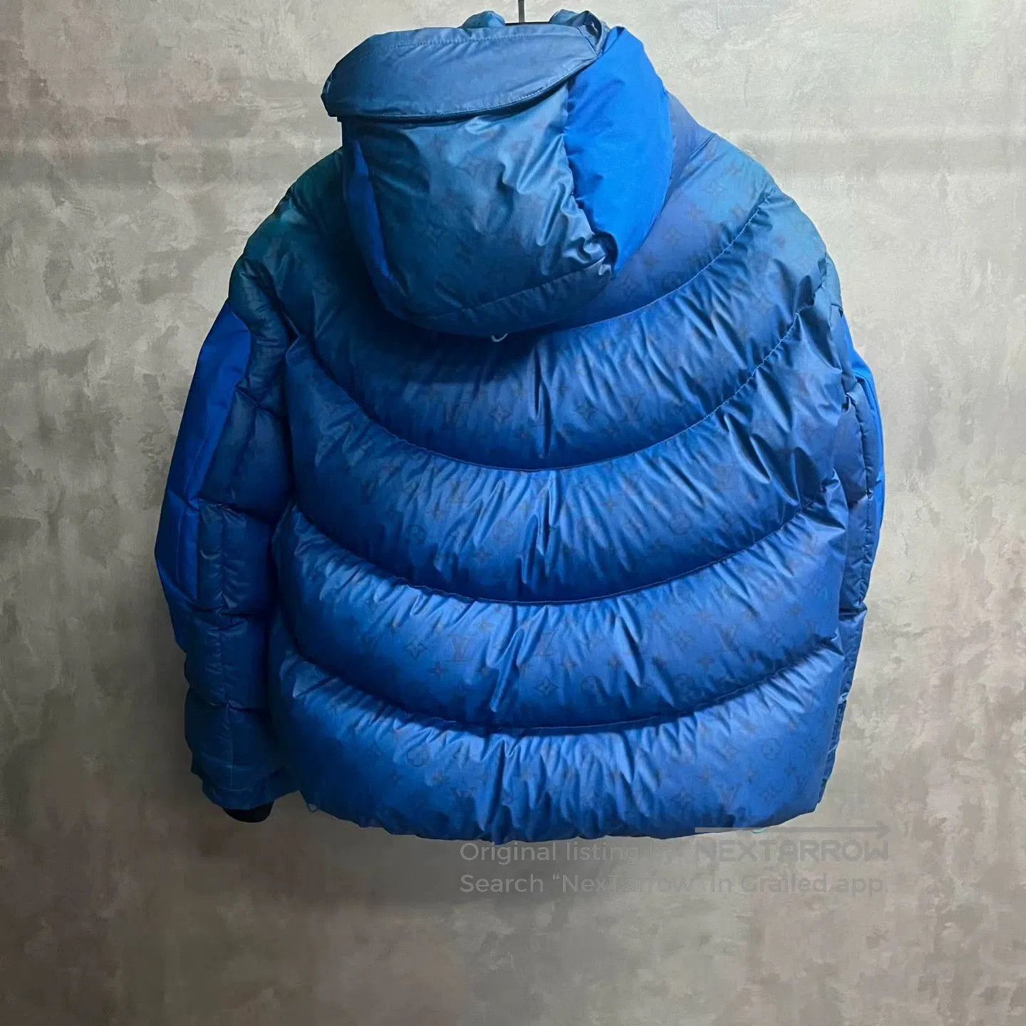 Louis Vuitton Louis Vuitton Blue Logo Geometric Hooded Down Jacket. Size US S / EU 44-46 / 1 - 5 Thumbnail