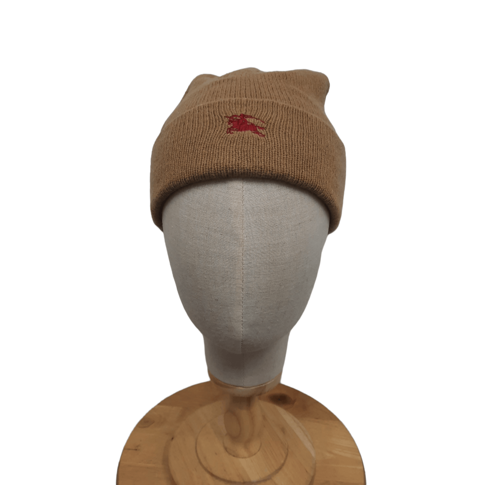 Burberrys Vintage Lambswool Beanie w/box Vintage Burberry London Beanie Hat 100% Lambswool main image 3