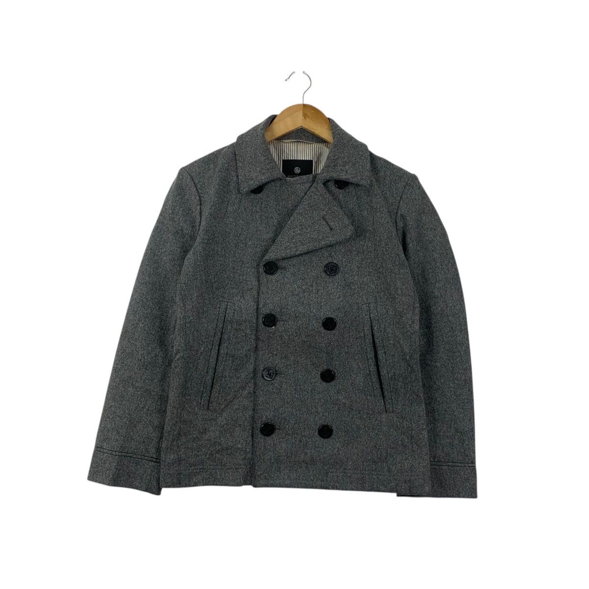 United Arrows UNITED ARROWS Beauty & Youth Peacoat Double Breasted Pea Size S / US 4 / IT 40 - 1 Thumbnail