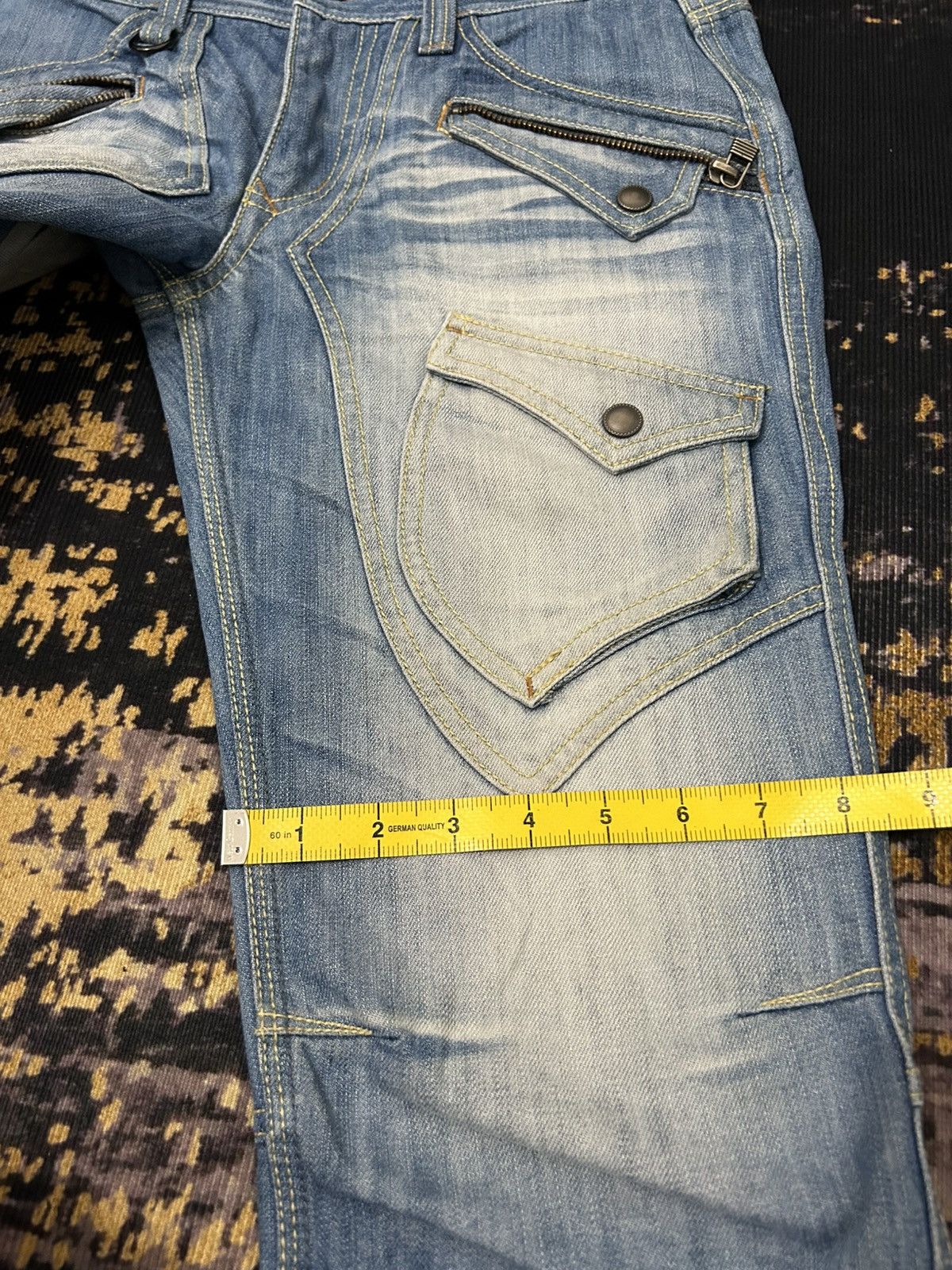 Japanese Brand Hideaways Nicole Multipocket Short Jeans Size US 31 - 16 Thumbnail