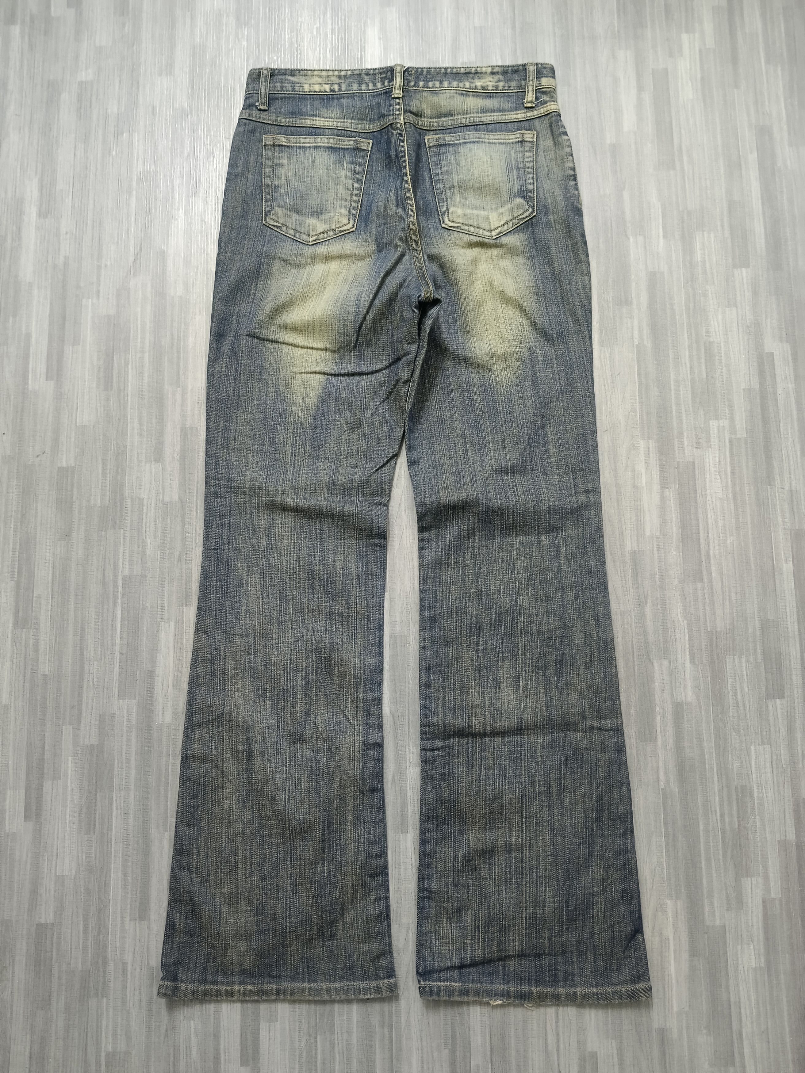 Japanese Brand RUSTY FLARE SWAROVSKI AR-DI-LA DENIM PANTS Size US 31 - 3 Thumbnail