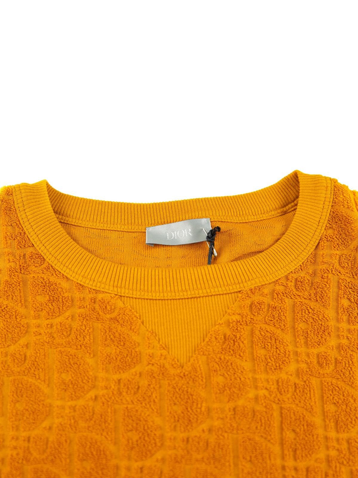 Dior Dior Oblique Towelling Orange T Shirt Size US S / EU 44-46 / 1 - 2 Thumbnail
