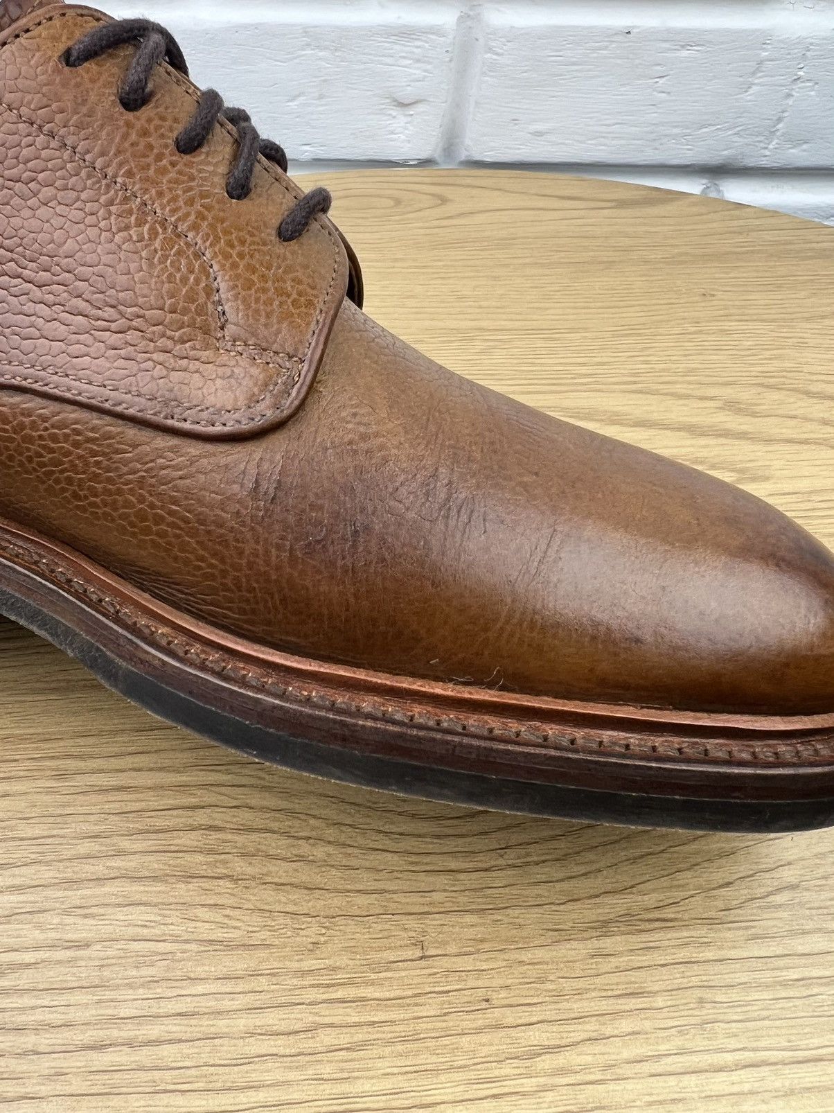 Loake LOAKE Derby Leather Shoes Lace Up Handmade in England Men’s Size US 9.5 / EU 42-43 - 11 Thumbnail