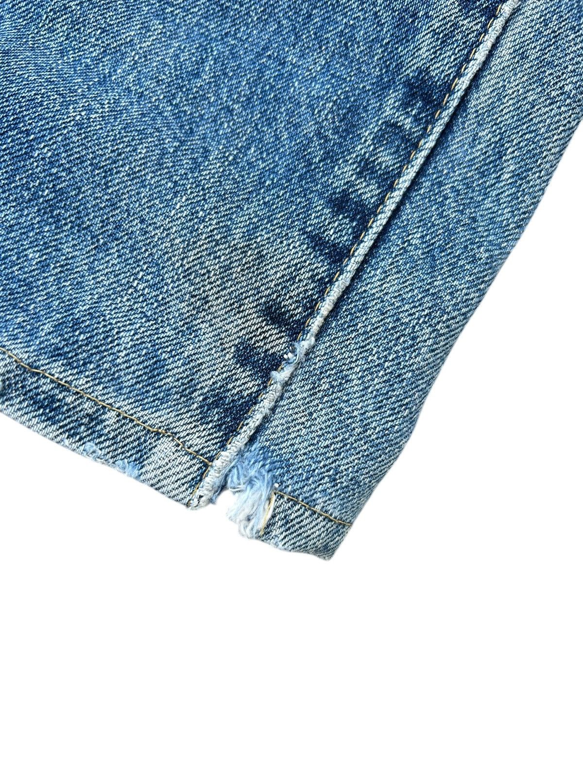 Kapital Thrashed Vintage Levis Big E Selvedge Denim Jeans Size US 29 - 6 Thumbnail