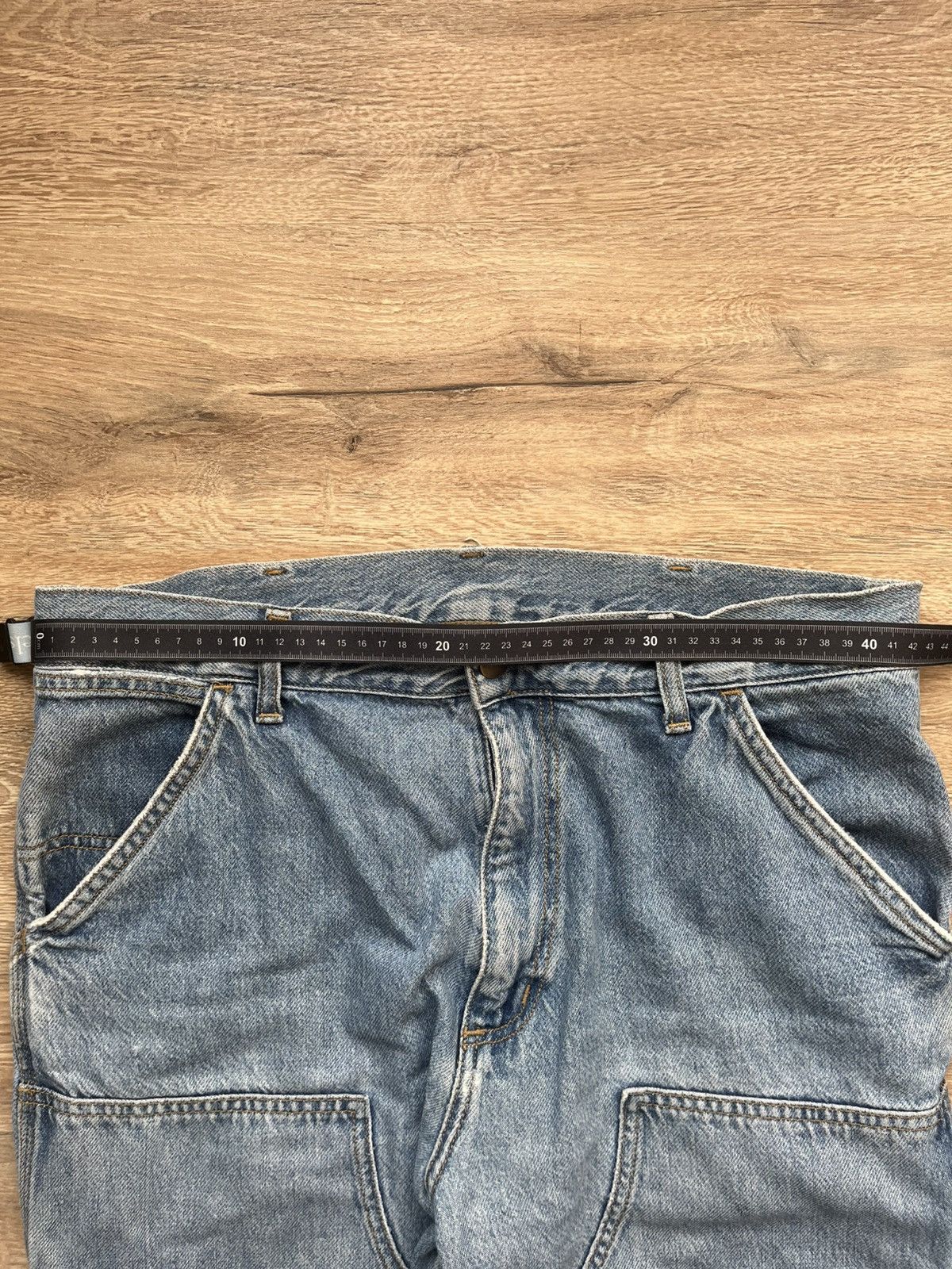 Carhartt × Vintage Carhartt baggy baby blue jeans workwear streetwear drip swag Size US 32 / EU 48 - 8 Thumbnail