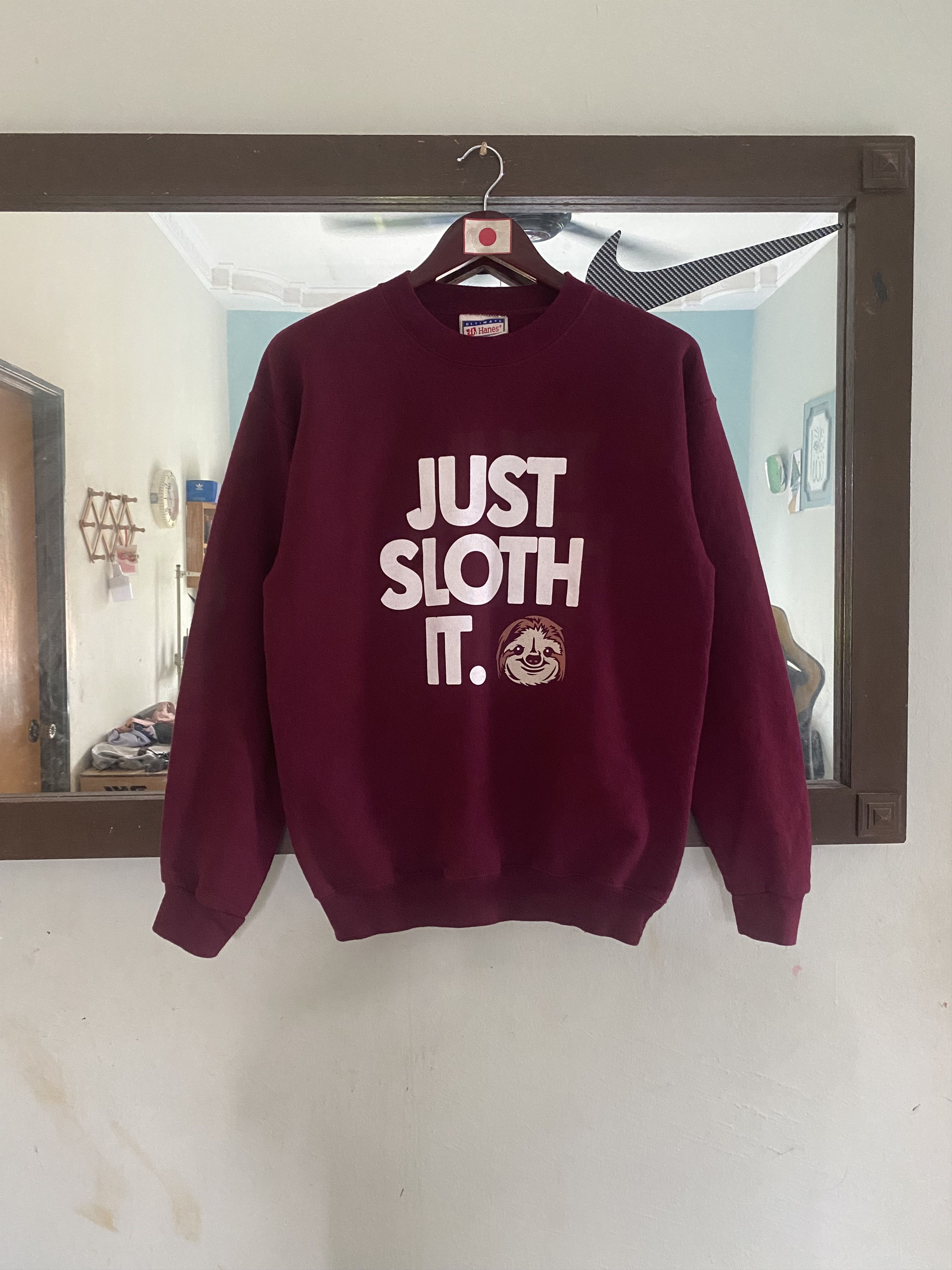 Hanes × Vintage Vintage Hanes Just Sloth It Size US S / EU 44-46 / 1 - 1 Thumbnail