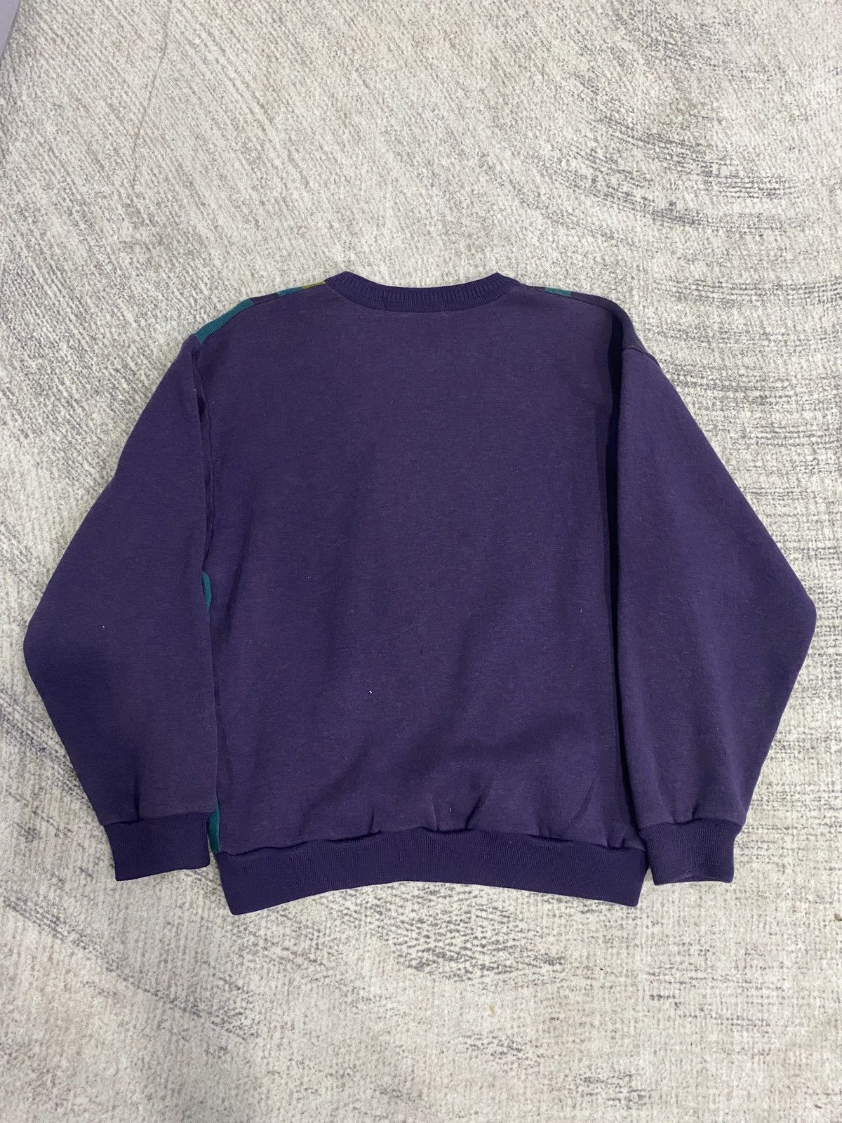 Vintage 90s Rudolph Valentino Crewneck Sweater Embroidery Logo Size US M / EU 48-50 / 2 - 2 Thumbnail