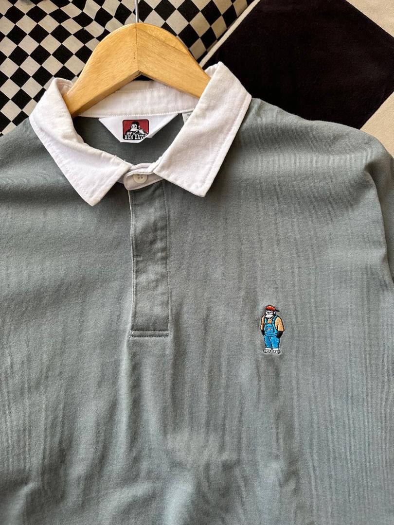 Ben Davis × Japanese Brand BEN DAVIS COLLAR SHIRT Size US L / EU 52-54 / 3 - 2 Thumbnail