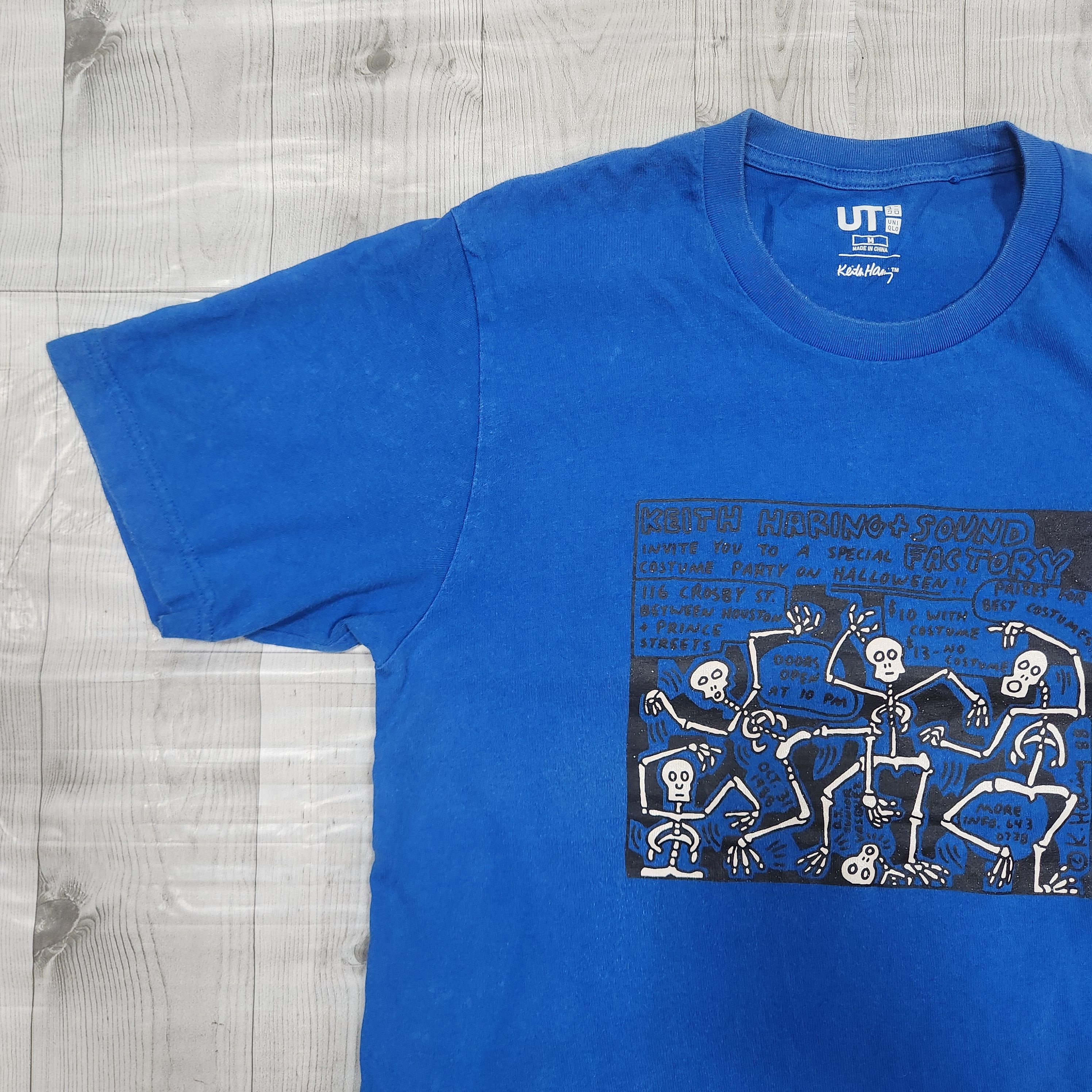 Keith Haring Keith Haring Skulls + Sound Factory TShirt Size US M / EU 48-50 / 2 - 3 Thumbnail