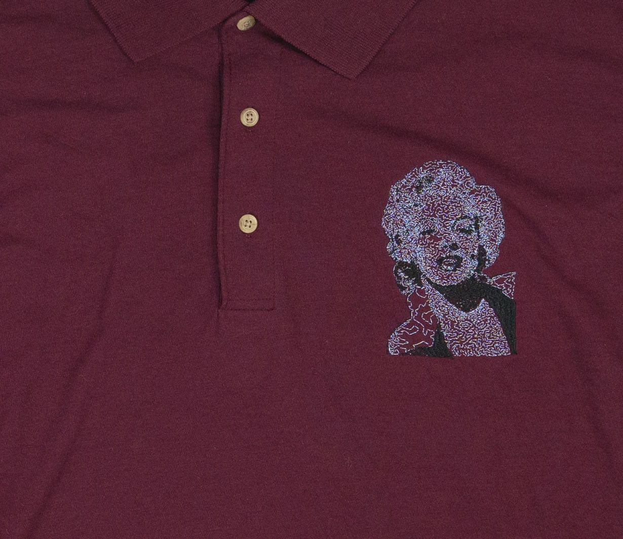 Vintage Vintage 1990's Marilyn Monroe Polo Size US L / EU 52-54 / 3 - 3 Thumbnail