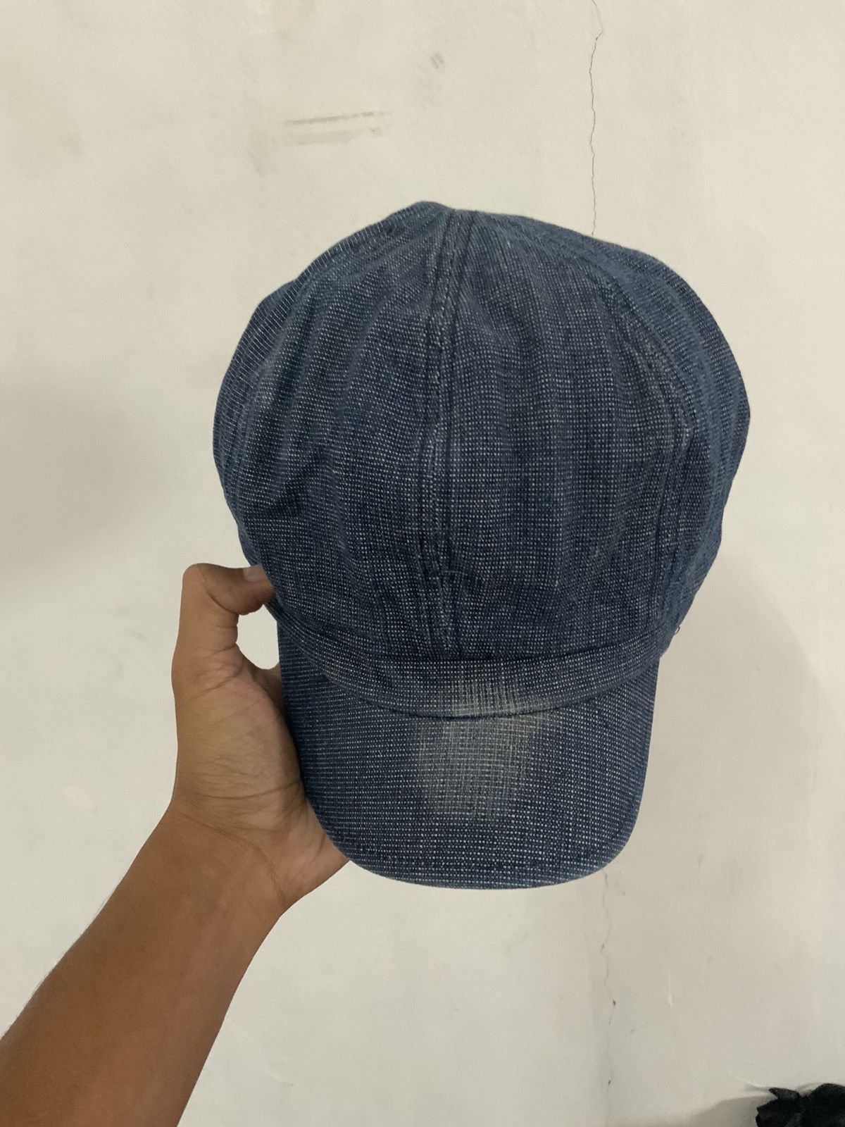 Denime Indigo Denim Fade Avant Garde Newsboy Hat Size ONE SIZE - 6 Thumbnail