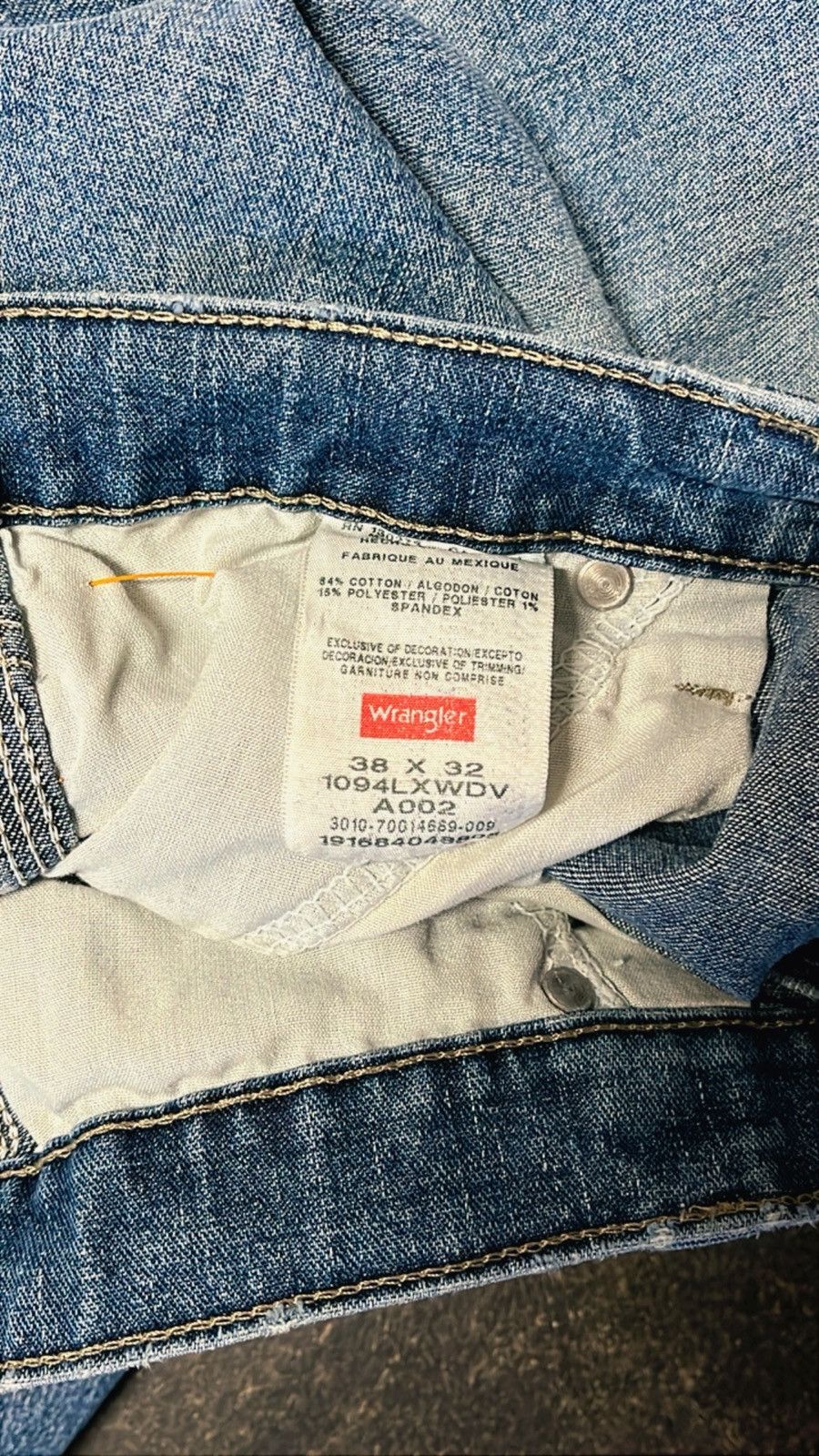 Vintage × Wrangler Vintage Wrangler Denim Carpenter Jeans Size US 38 / EU 54 - 4 Thumbnail