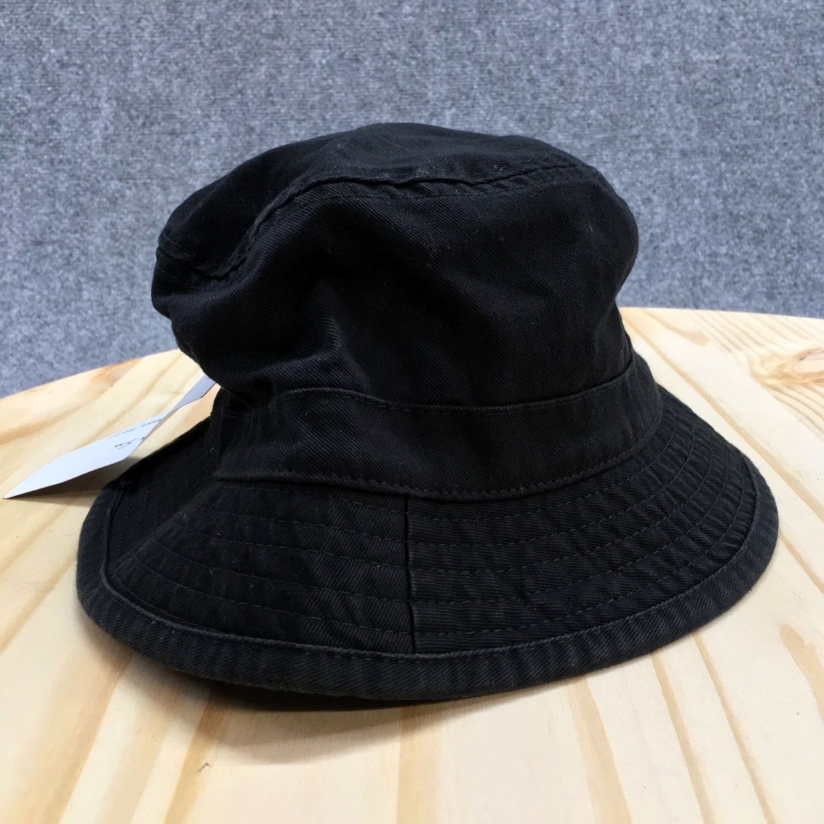 Vintage Cap America Classic Series Bucket Hat Mens Black One Size Cotton Casual NWT Size ONE SIZE - 6 Thumbnail