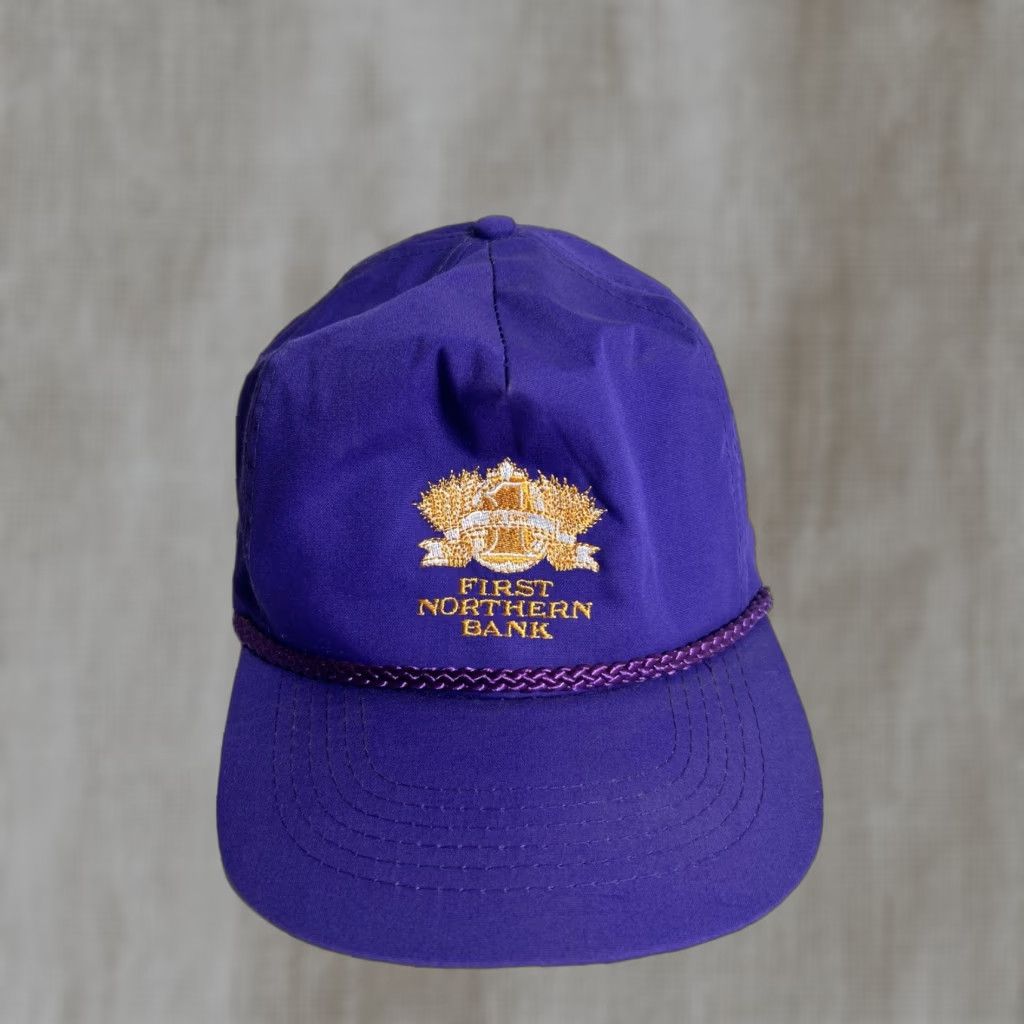 Vintage VINTAGE SnapBack Hat Purple Adjustable KC Collections Men One Size Adults Purple Snapback Adjustable Hat Size ONE SIZE - 1 Thumbnail