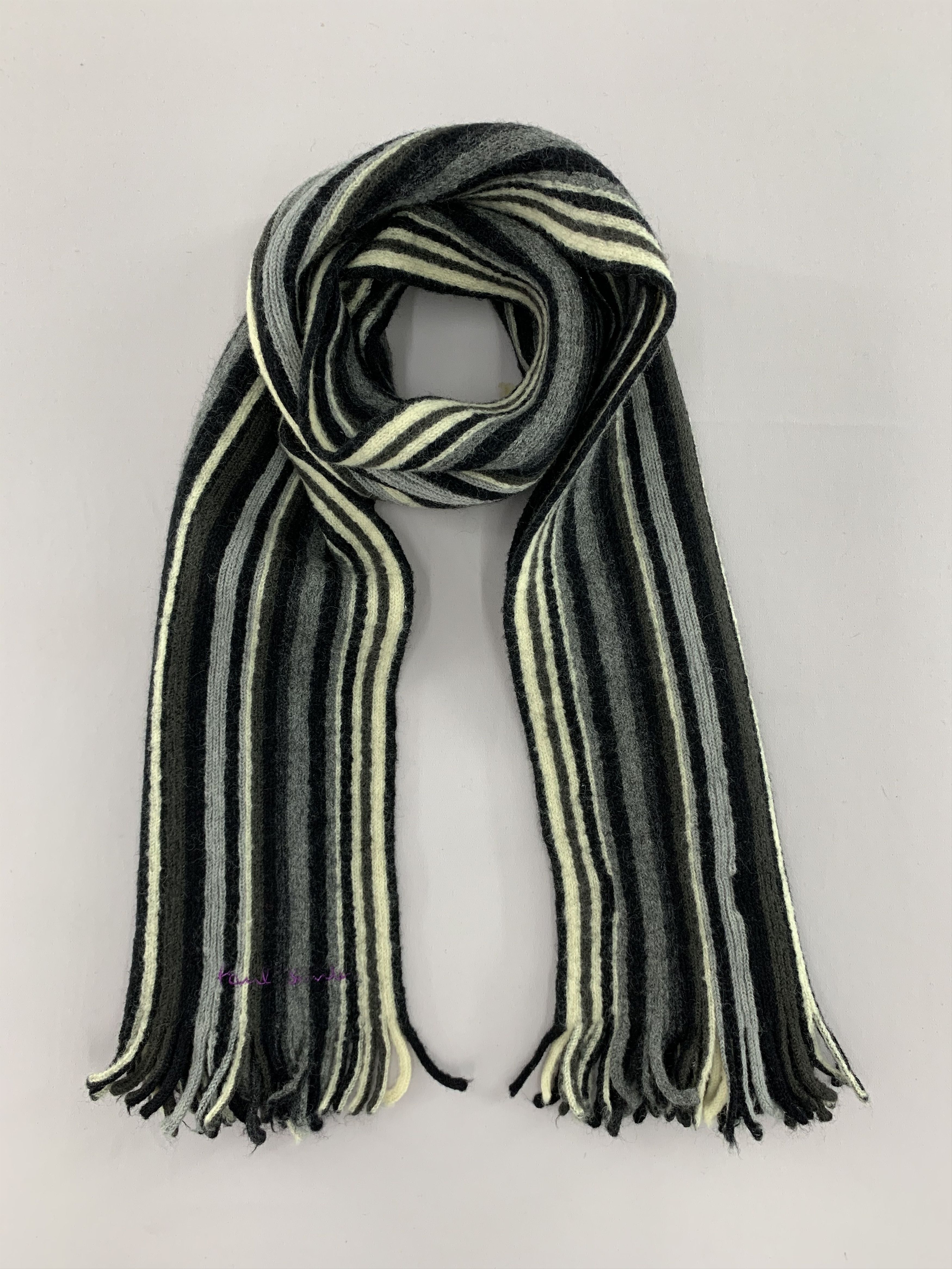 Paul Smith Paul Smith Scarf Wool Muffler Neck Wrap BL4397 Size ONE SIZE - 1 Thumbnail