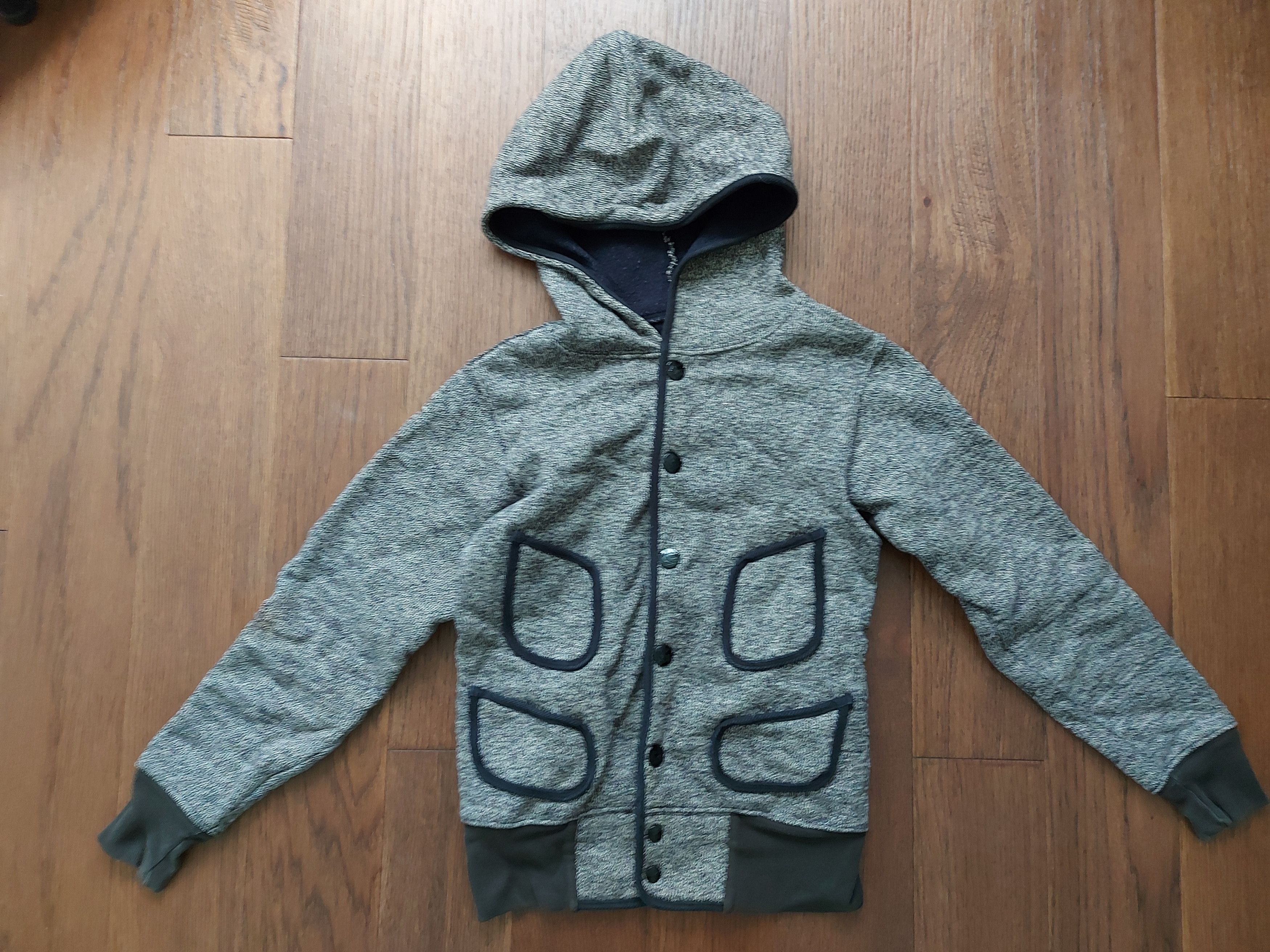 Image of Kapital Beach Hoodie in Grey, Men's (Size XS)