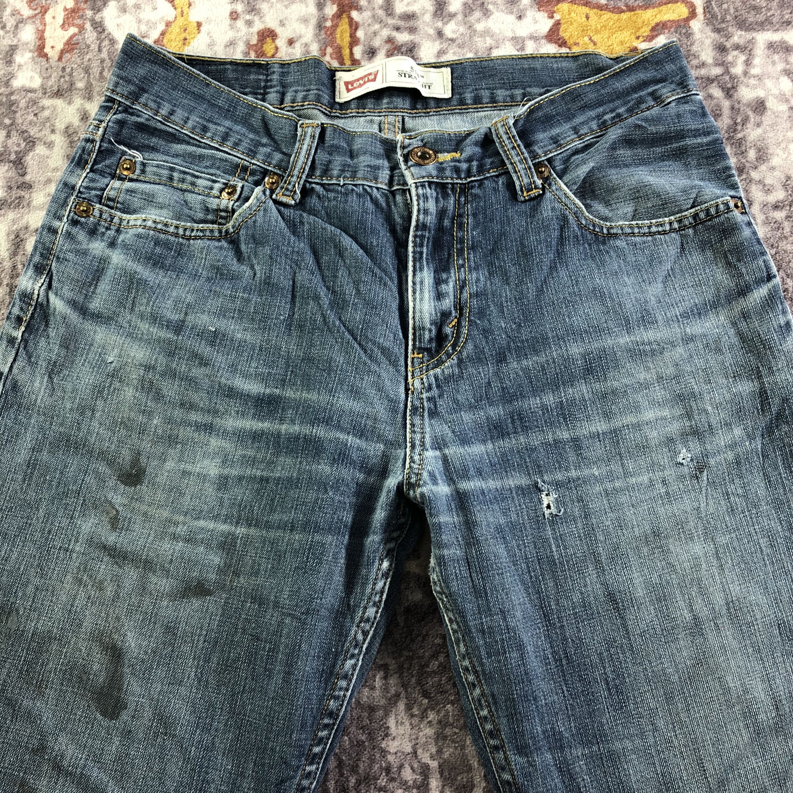 Levi's × Vintage Vintage Blue Wash Levis 514 Jeans-JM3473 Size 29" - 3 Thumbnail