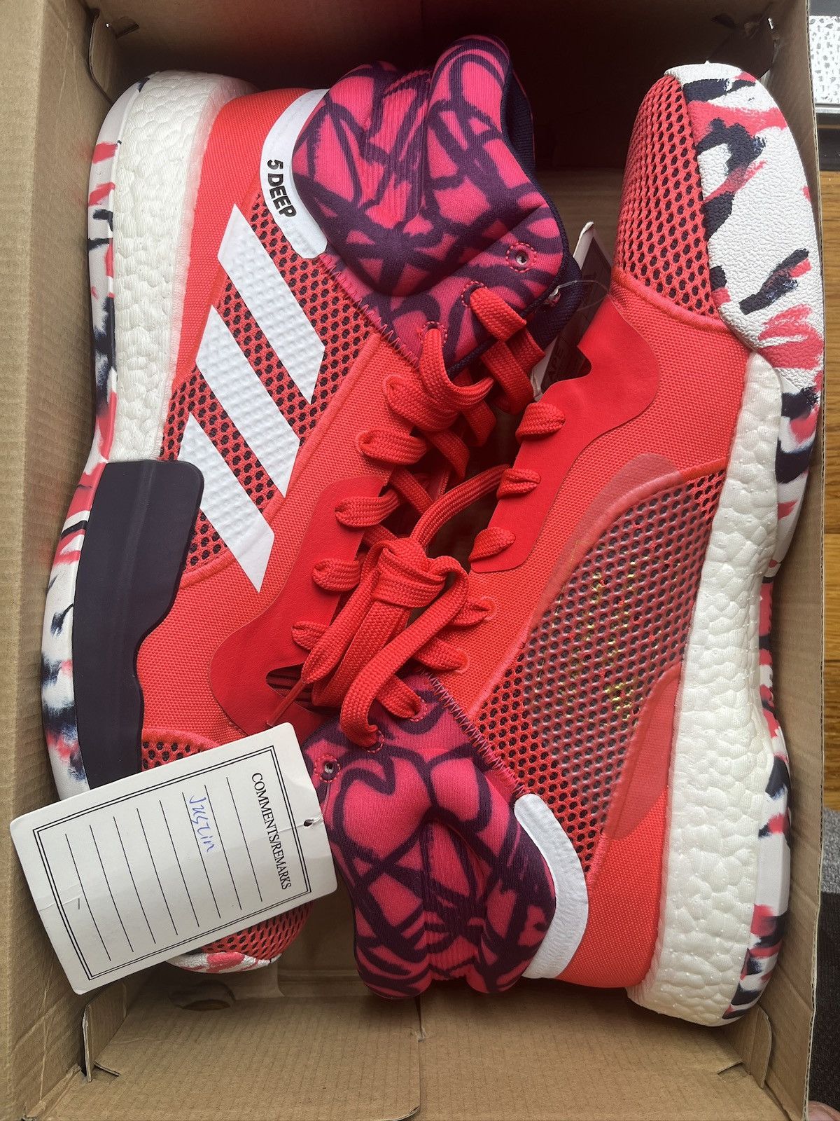 Adidas Adidas Marquee Boost John Wall PE Promo Sample sz 13.5 Size US 13 / EU 46 - 8 Thumbnail