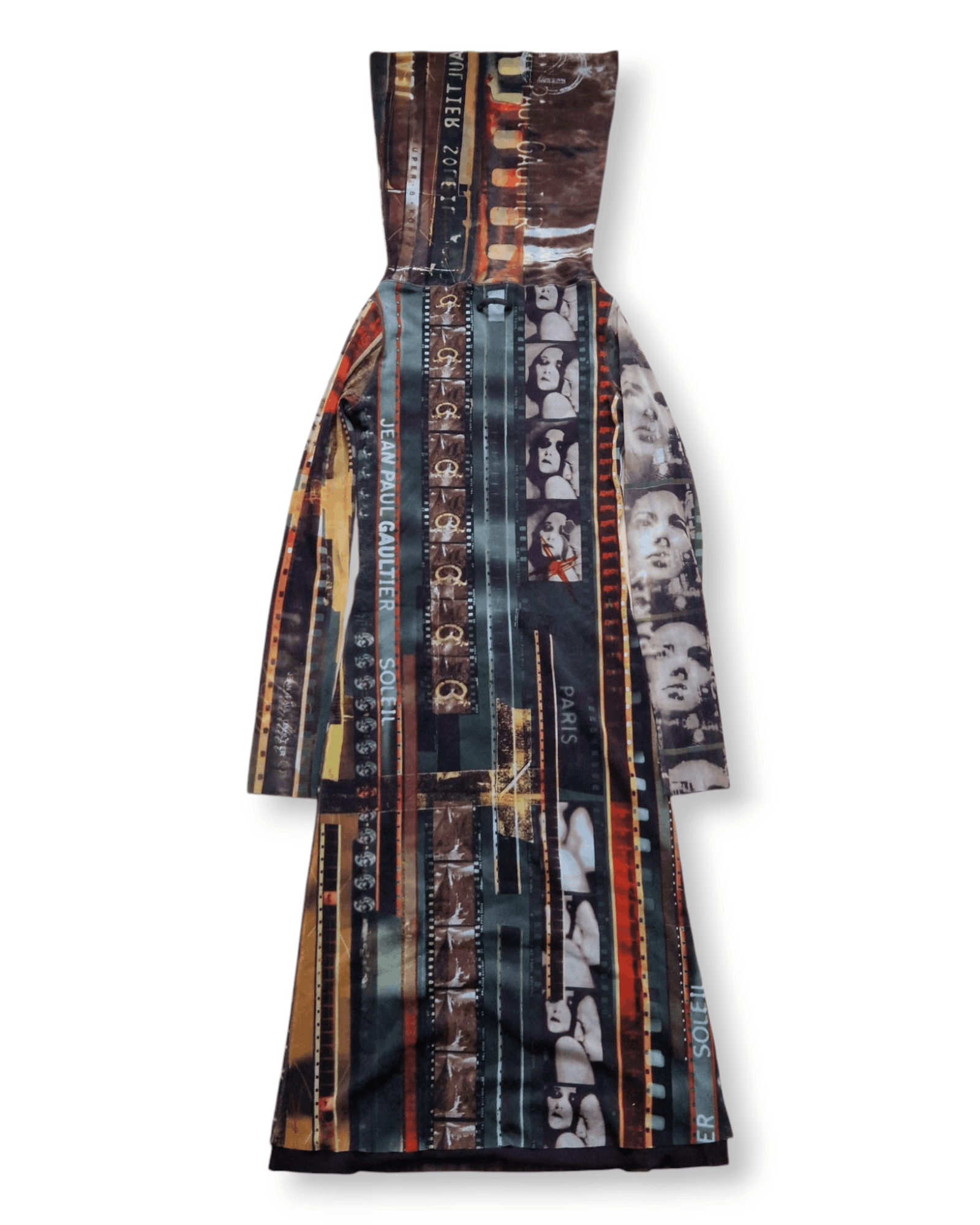 Jean Paul Gaultier JPG Mesh Dress Kissing Faces Size S / US 4 / IT 40 - 1 Thumbnail