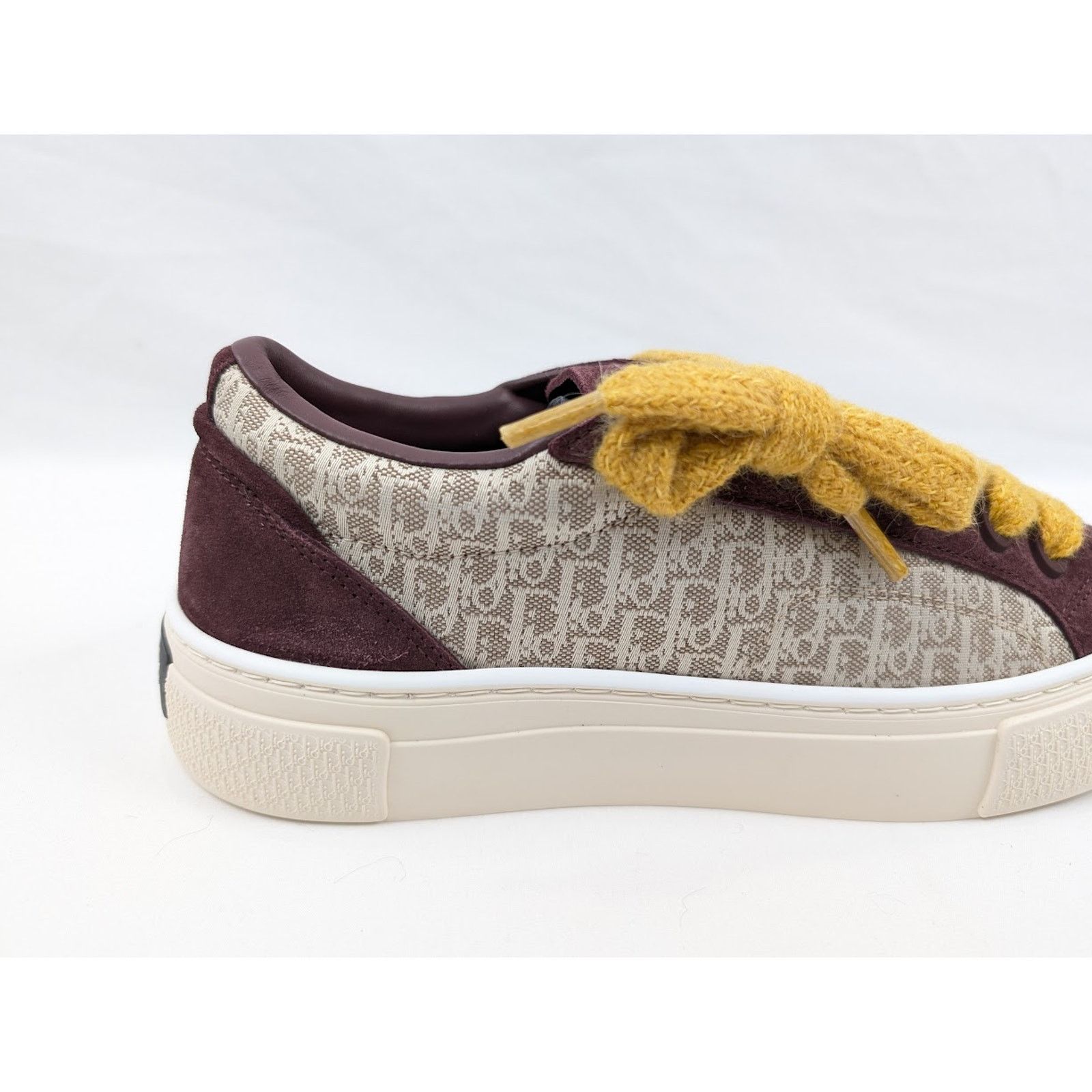 Dior o1rshd1 B33 Tennis Low-Top Sneakers in Violet/Beige Size US 8 / EU 41 - 4 Thumbnail
