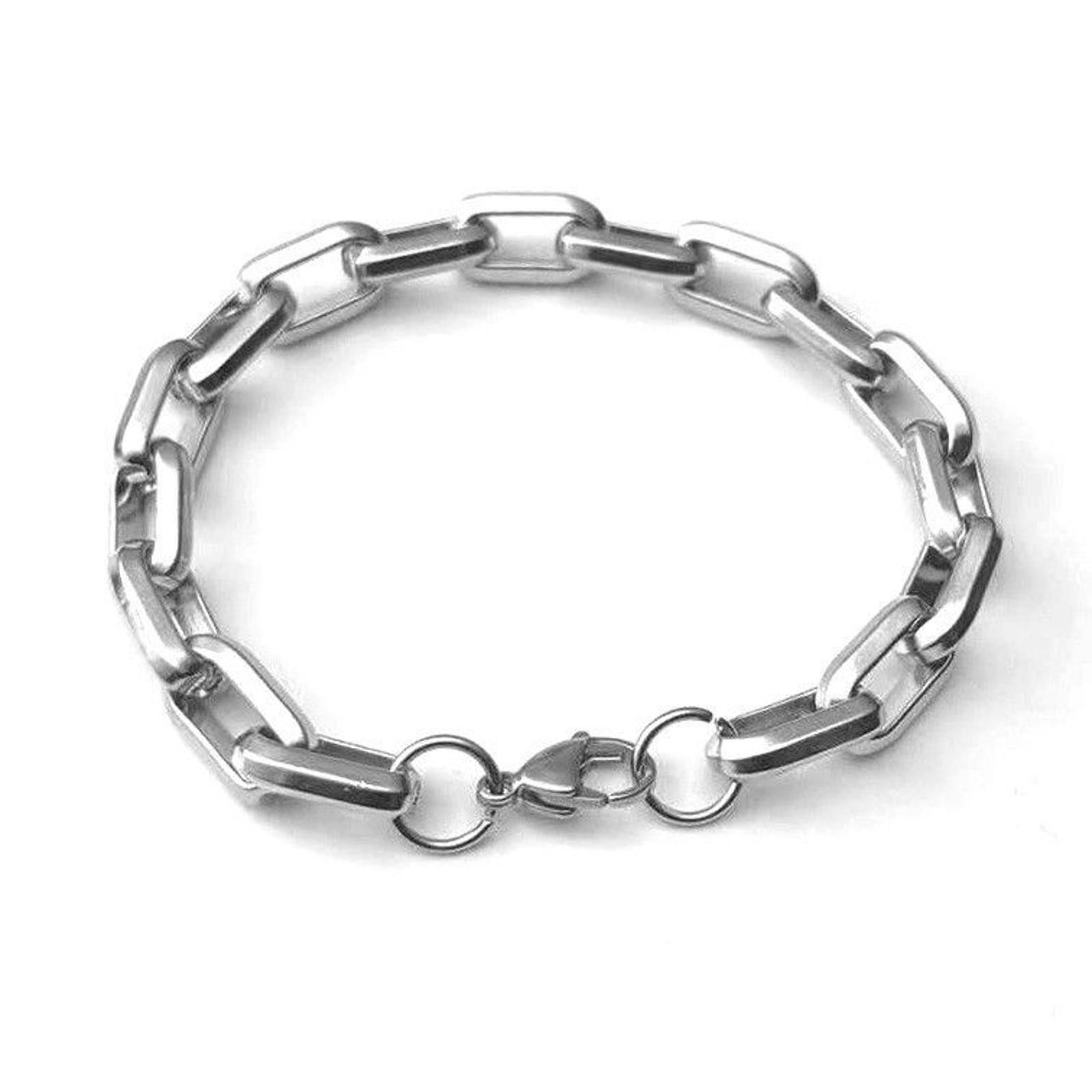 Vintage Titanium Steel Link Chain Bracelet Size ONE SIZE - 6 Thumbnail