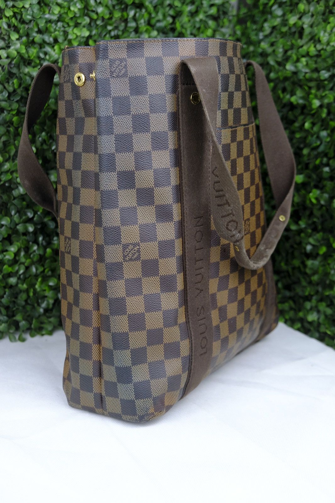 Louis Vuitton Louis Vuitton Damier Ebene Cabas Beaubourg Tote Bag Size ONE SIZE - 5 Thumbnail