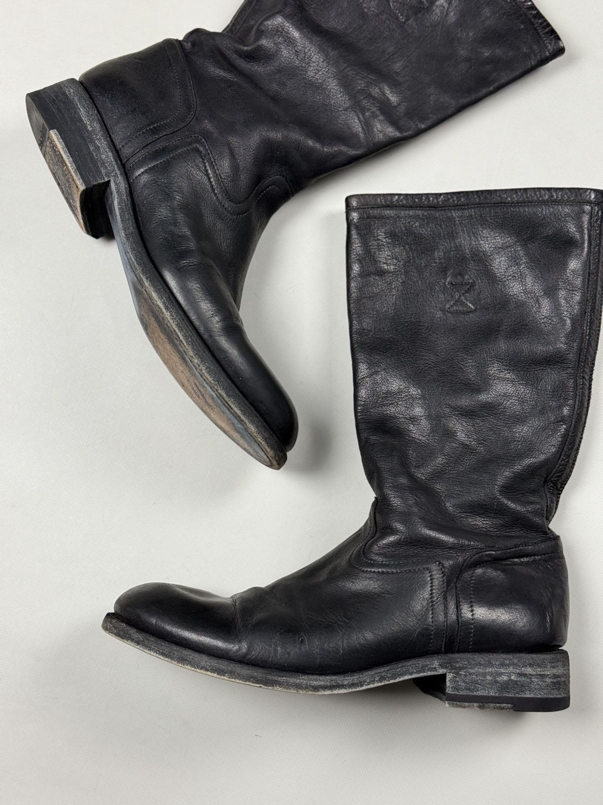 Jean Baptiste Rautureau Jean-Baptiste Rautureau Avant-Garde Leather Boots Shoes Size US 8 / EU 41 - 4 Thumbnail