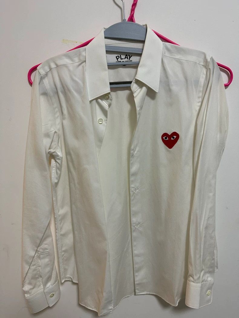 Comme des Garcons Comme Des Garcons Plain White Shirt Size M / US 6-8 / IT 42-44 - 1 Thumbnail