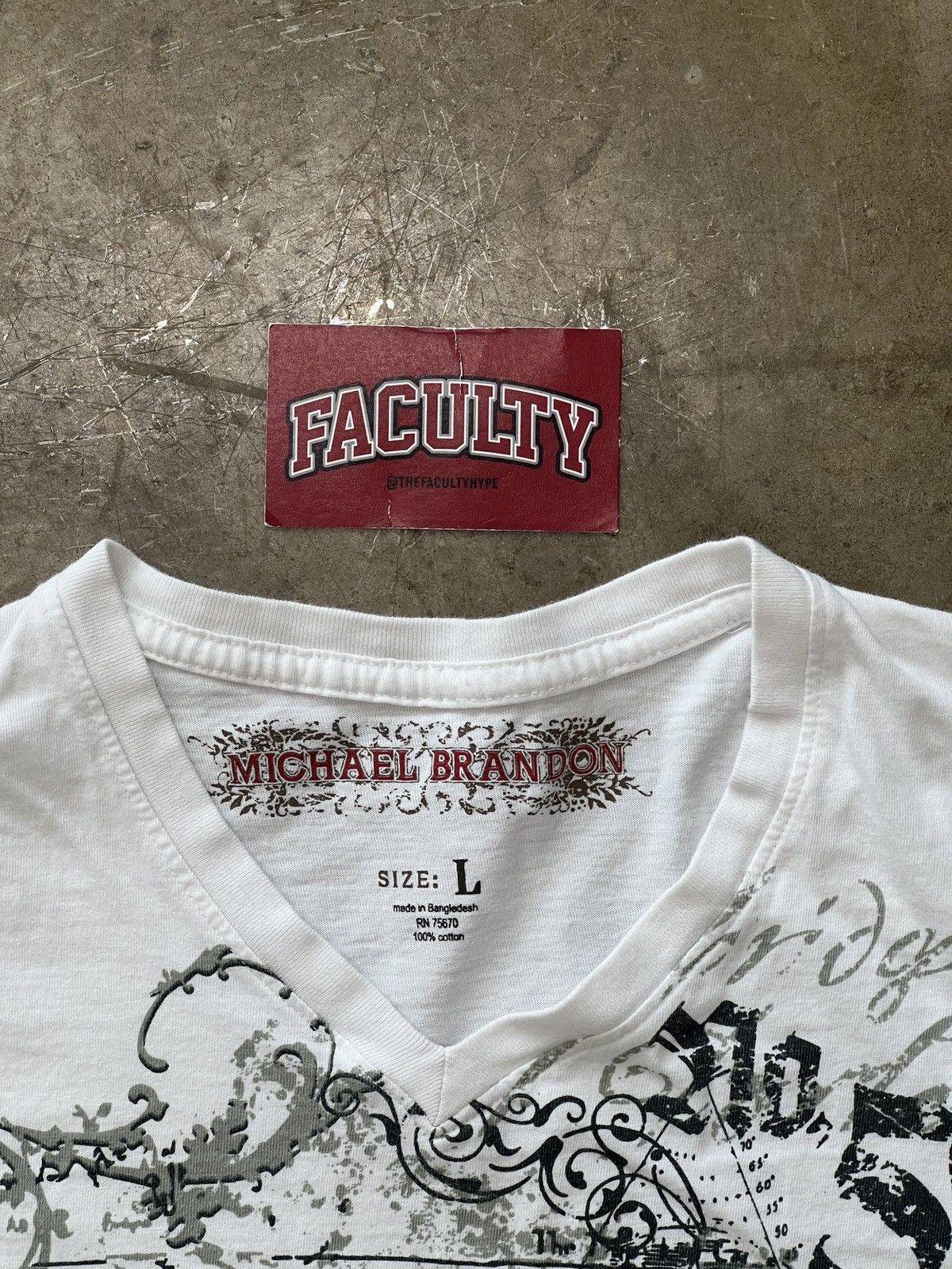 Vintage Michael Brandon Affliction Style Tee Large Size US L / EU 52-54 / 3 - 3 Thumbnail