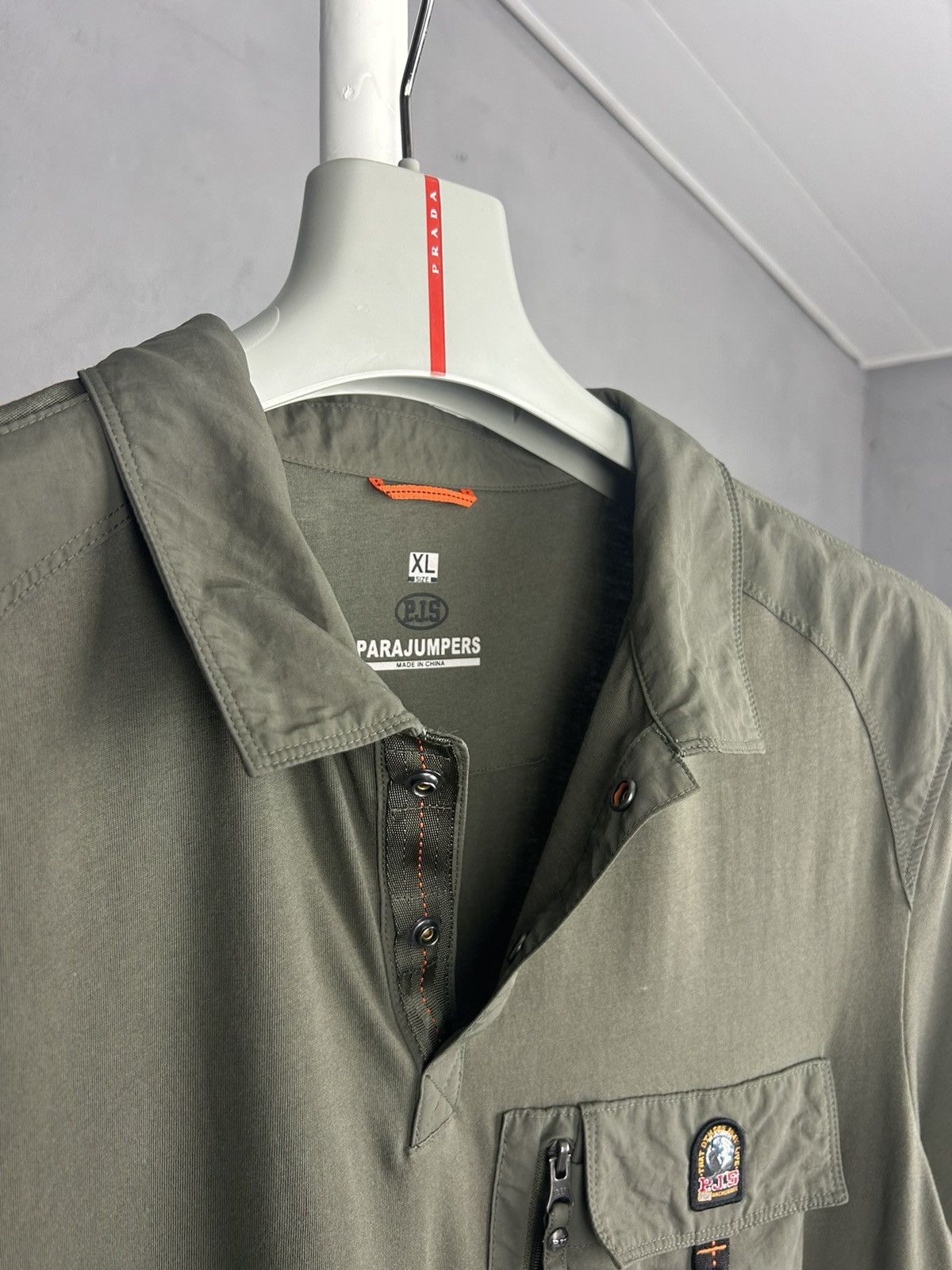 Parajumpers Parajumpers PJS Polo Shirt Green Utility Pocket Size XL Size US XL / EU 56 / 4 - 5 Thumbnail
