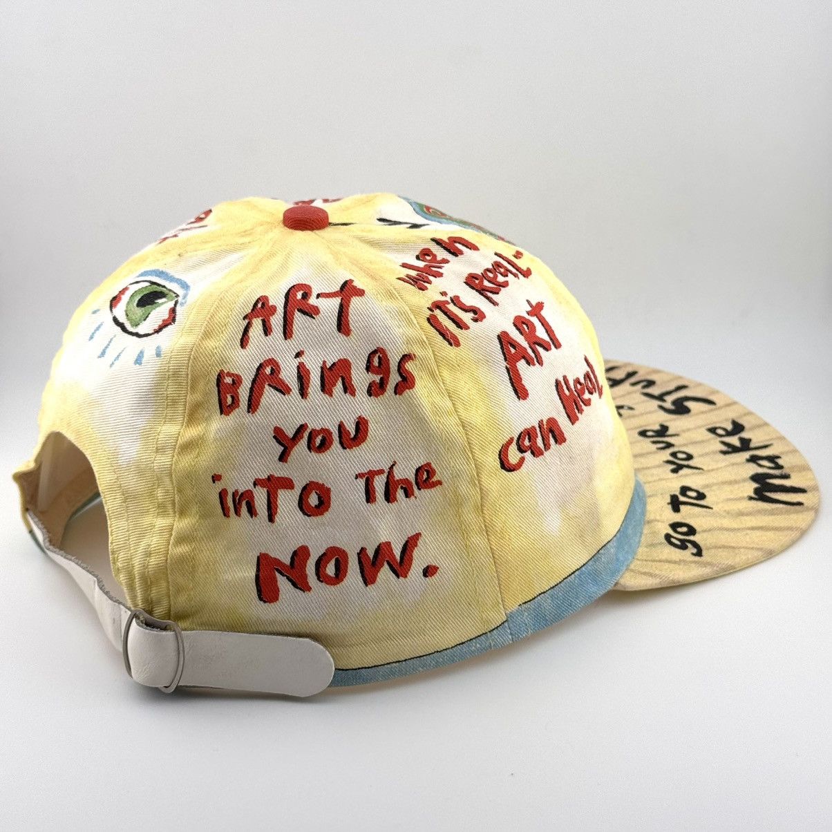 Vintage Vintage 90s Fred Babb Go To Your Studio Art To Wear USA Cap Size ONE SIZE - 8 Thumbnail