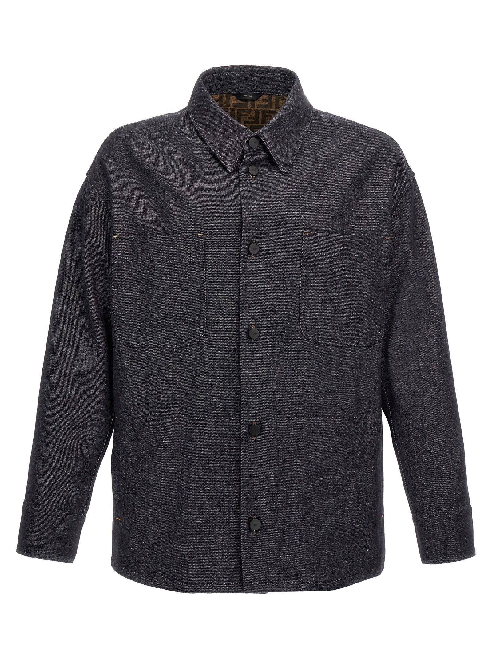 Fendi Denim Jacket Size US L / EU 52-54 / 3 - 1 Thumbnail