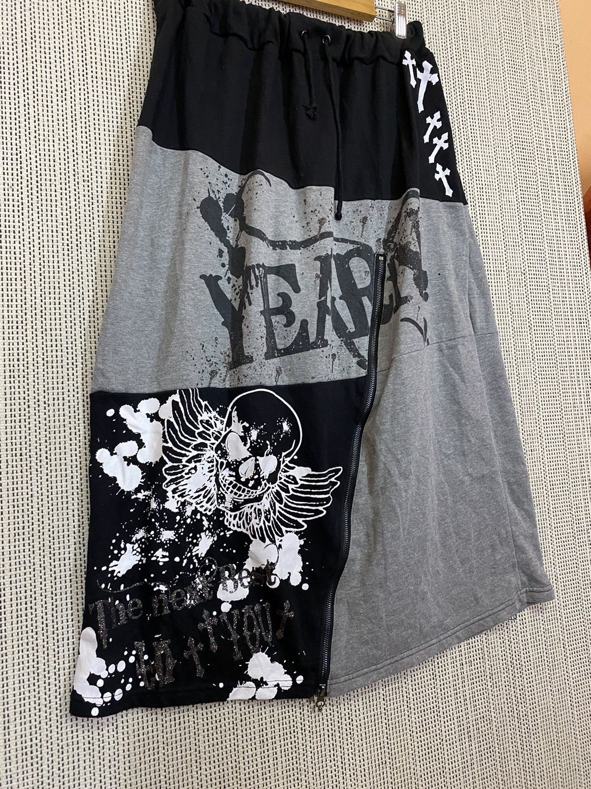 If Six Was Nine × Seditionaries Dig deep cross skull maxi skulls stretchable gothic punk Size 32" / US 10 / IT 46 - 6 Thumbnail