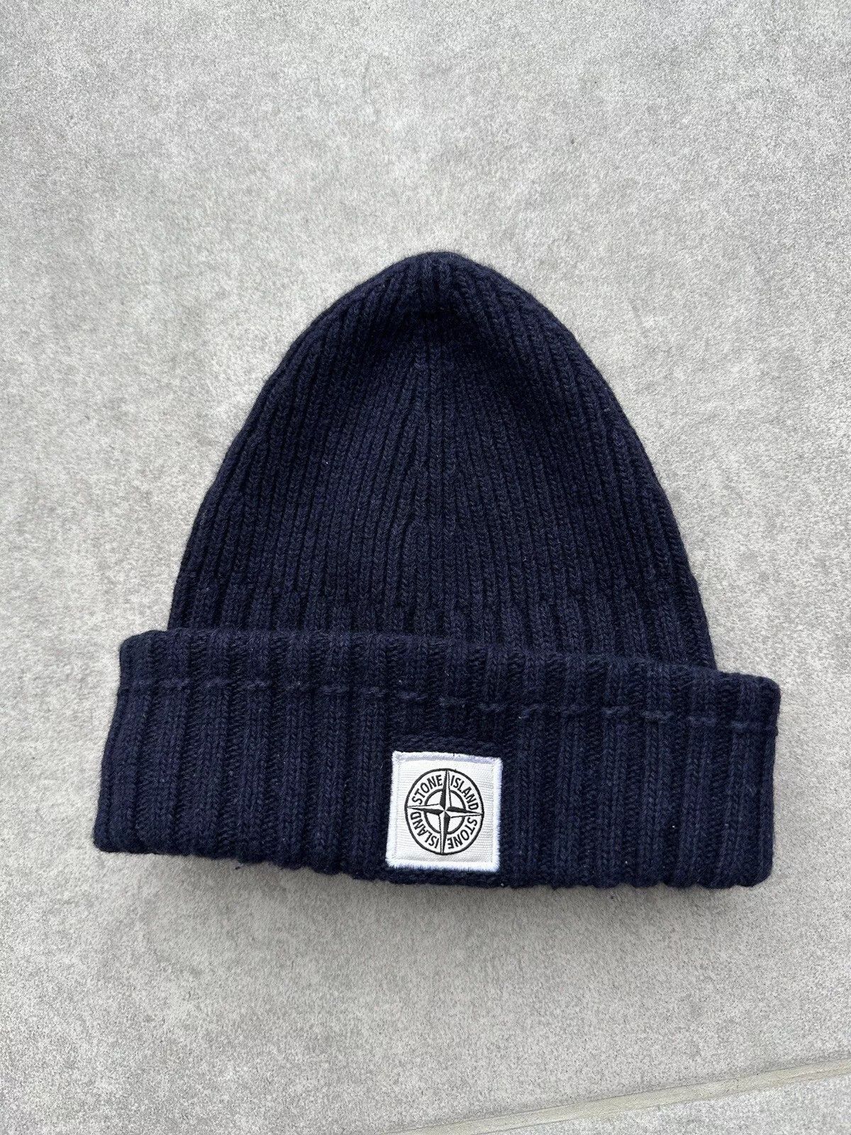 Stone Island Stone Island Junior Knit Beanie Hat Size 2 Size ONE SIZE - 1 Thumbnail