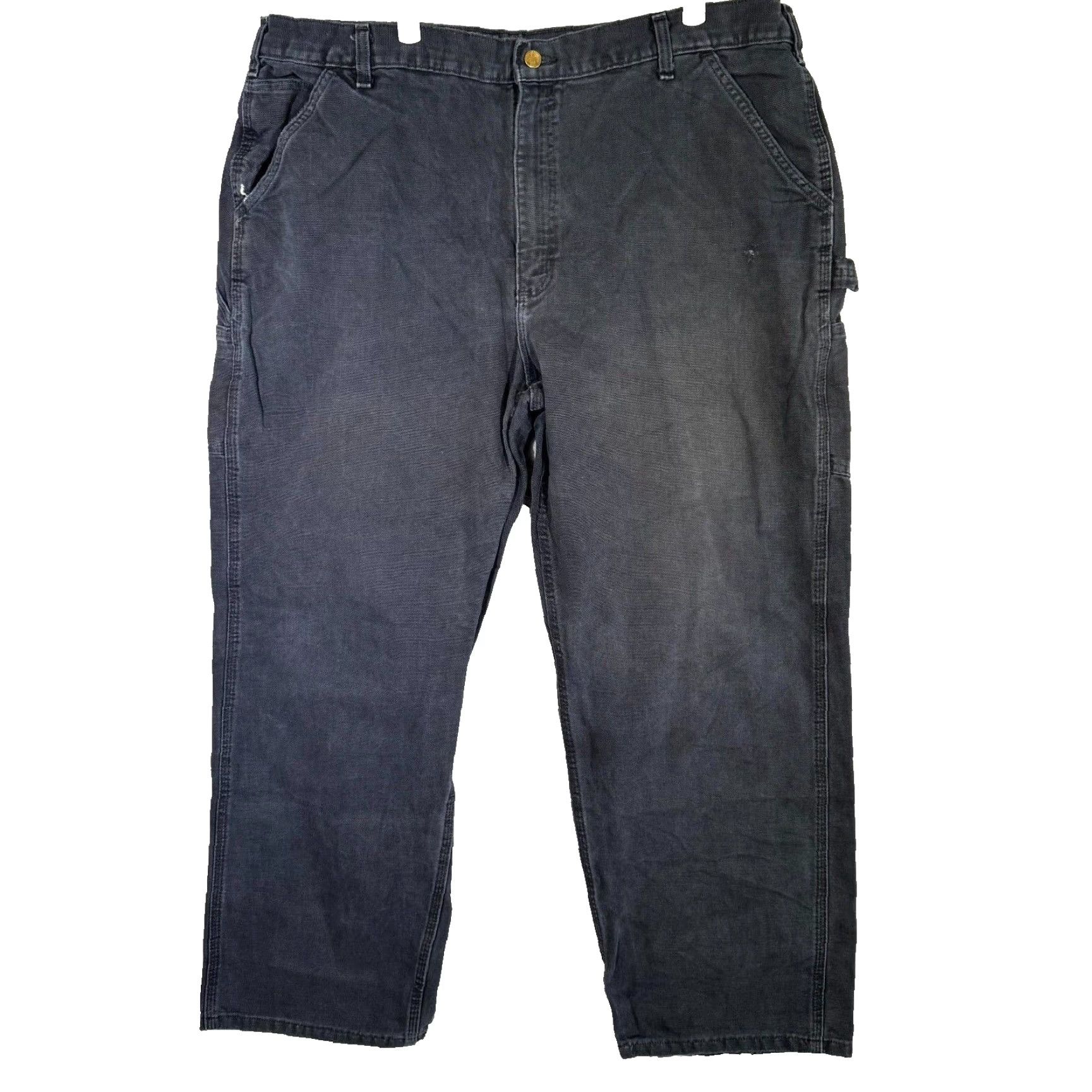 Carhartt Carhartt Jeans Carpenter Jeans 42x32 Black Denim Straight Leg 5-Pocket Mens Carhartt Carpenter Jeans 42x32 Black Denim Straight Leg Size US 42 / EU 58 - 2 Thumbnail